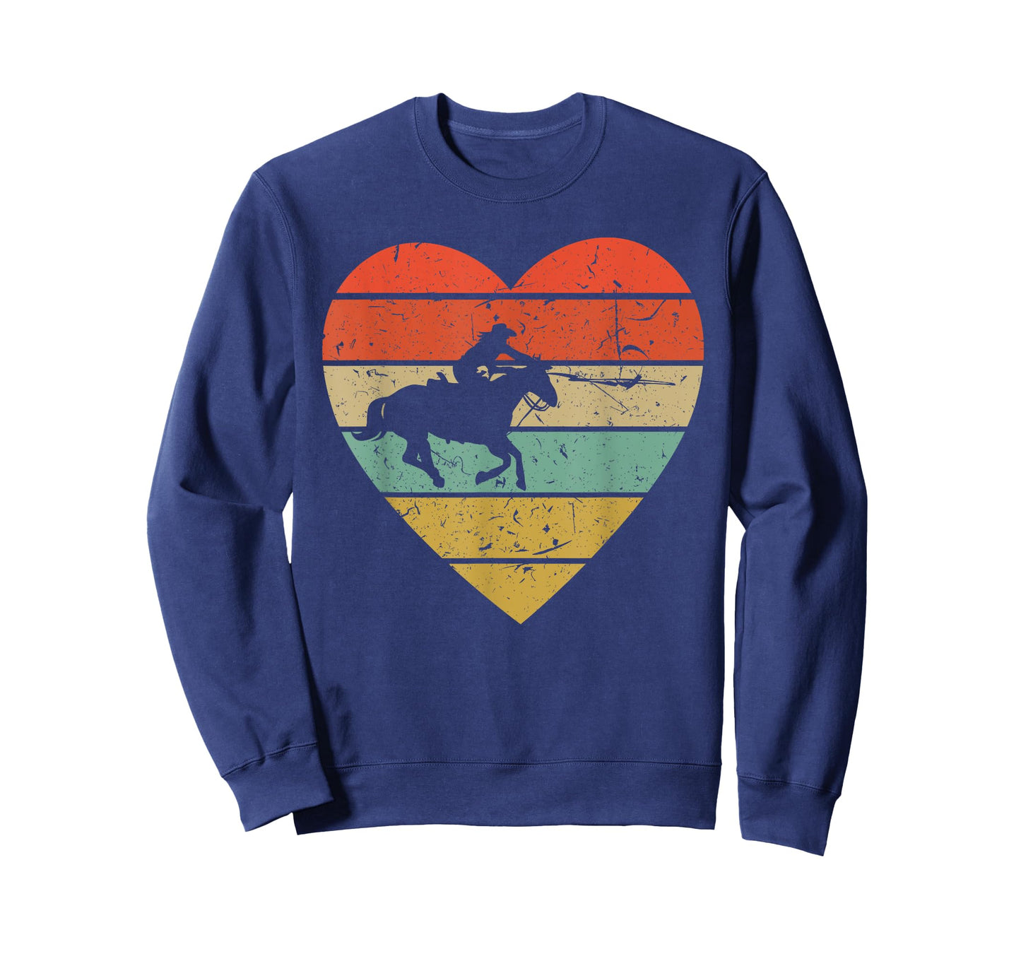 Roping Vintage Design Retro Horse Calf Roper Heart Sport Fan T-Shirt