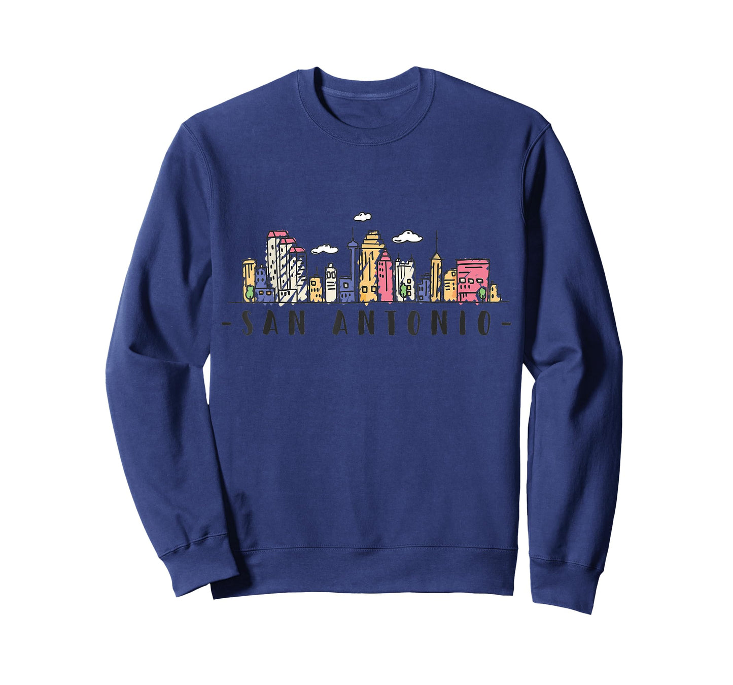 San Antonio Skyline Texas Pride City Souvenir Gift T-Shirt
