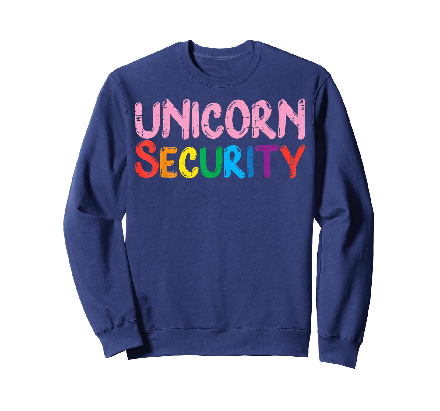 Unicorn Security Dad Brother Halloween Costume Men Boys T-Shirt