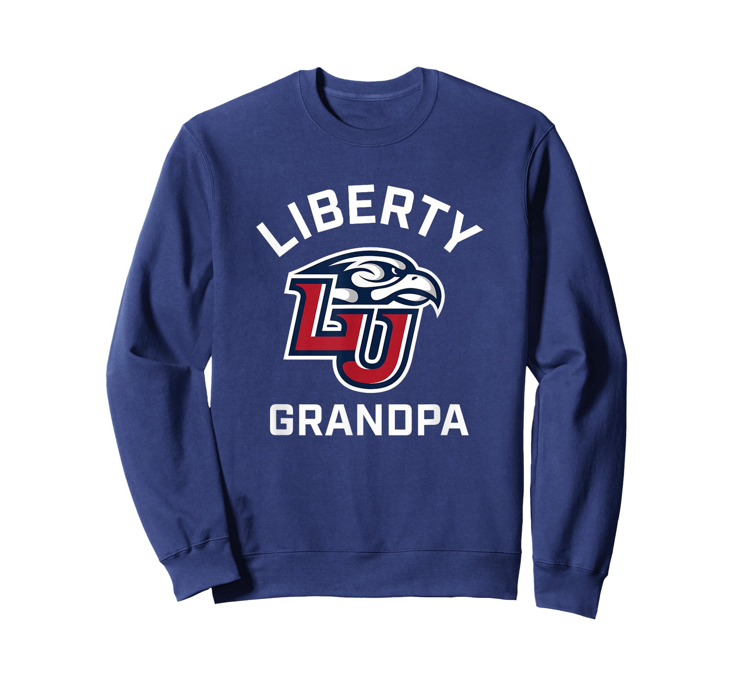 Liberty University Flames Arched Grandpa T-Shirt