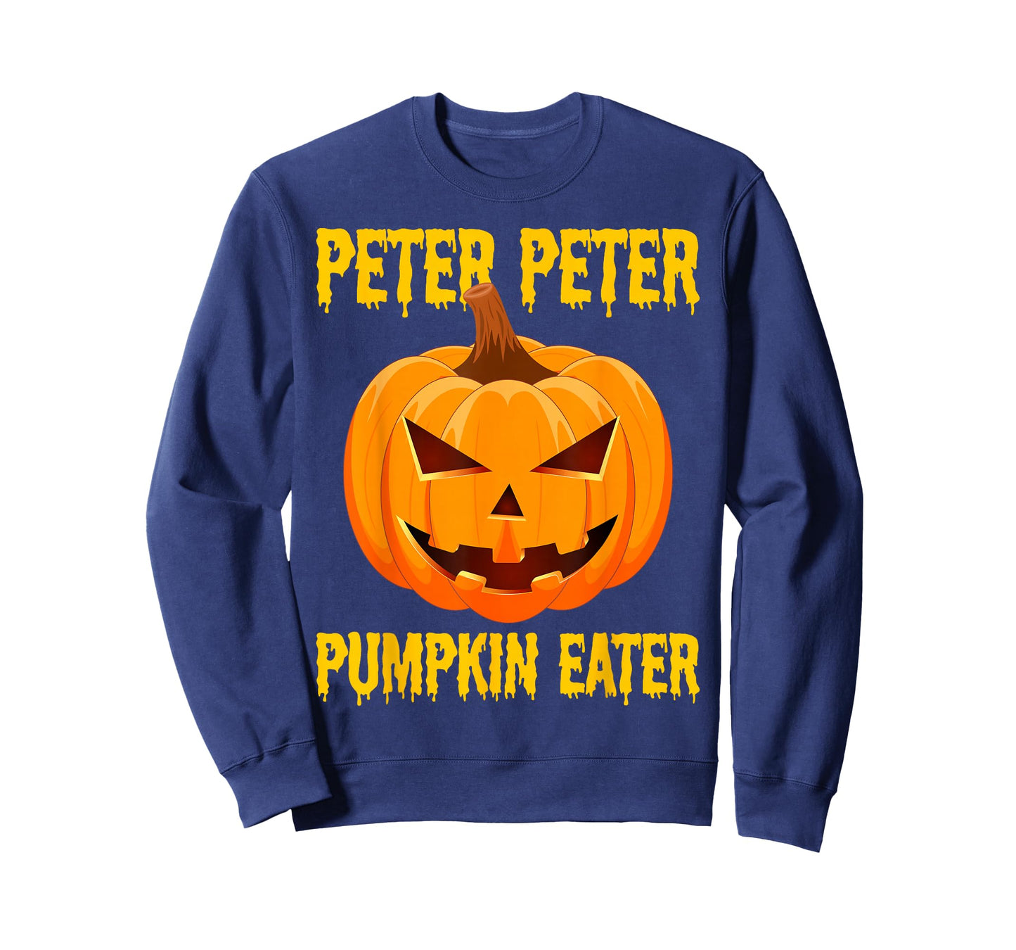 Retro Pumpkin Eater Halloween Ghost Men Couple Costume T-Shirt