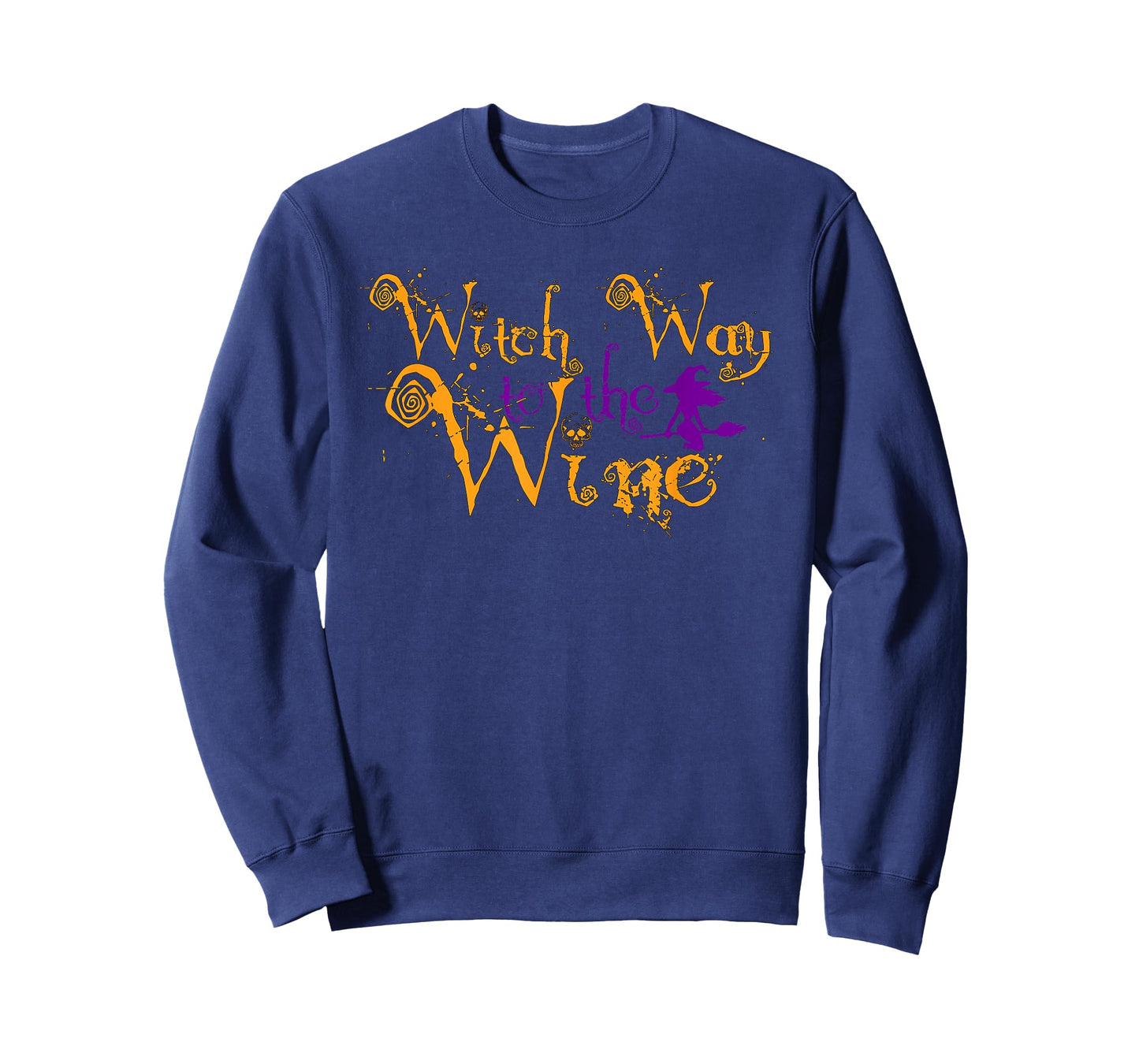 Witch way to the wine shirt Party Halloween Wine lover shirt T-Shirt
