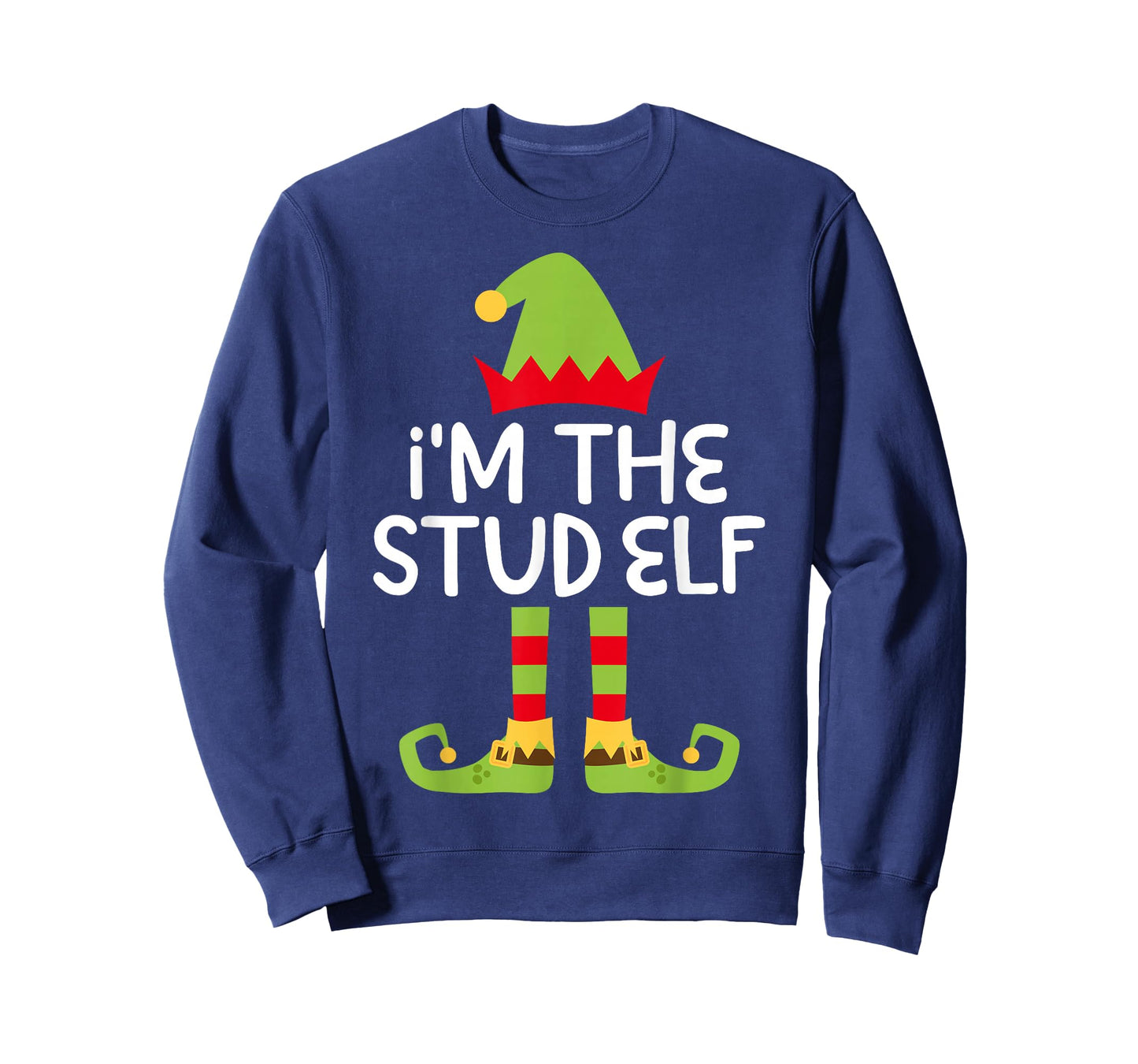 I'm The Stud Elf Shirt Adult Kids Matching Christmas Elf T-Shirt