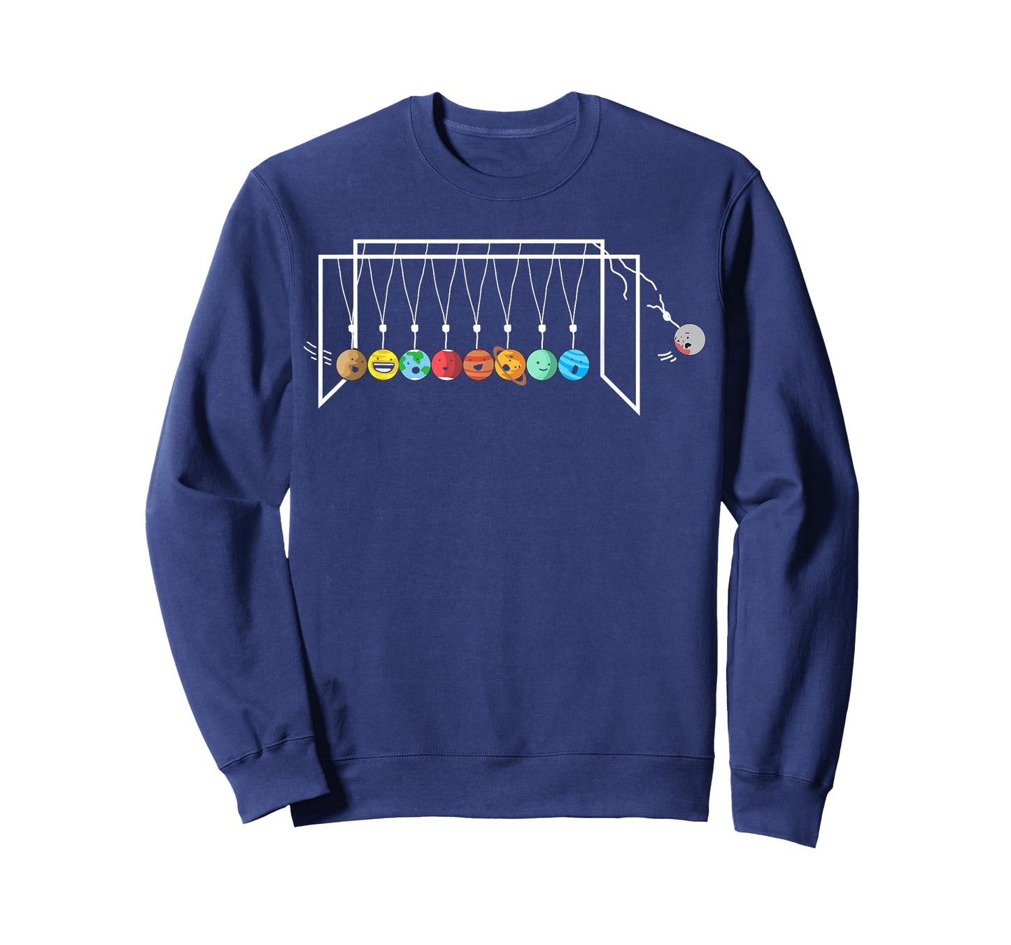 Funny Astrophysicist Shirt Planets Newton´s Cradle T-Shirt