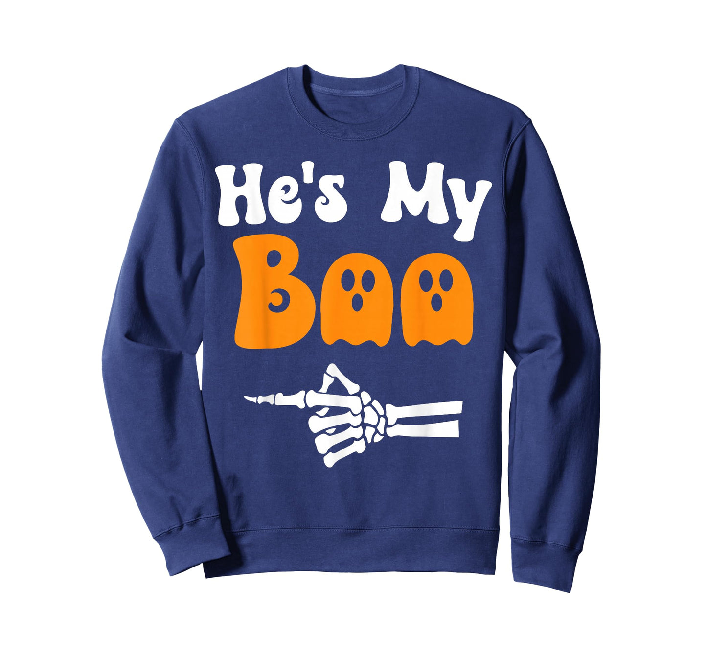 He's My Boo Funny Matching Halloween Couples He's My Boo T-Shirt
