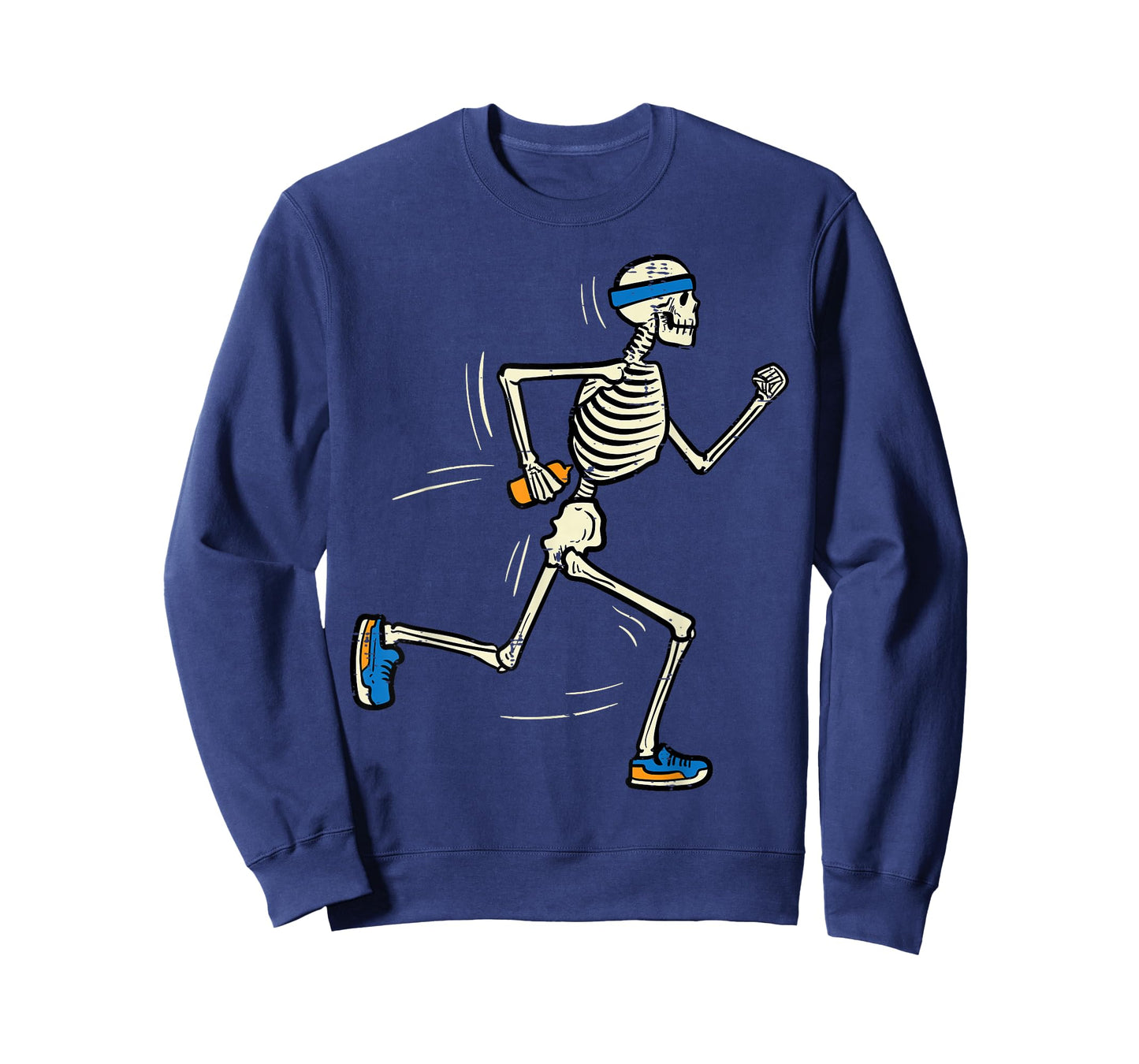Halloween Skeleton Running Marathon Costume Men Women Kids T-Shirt