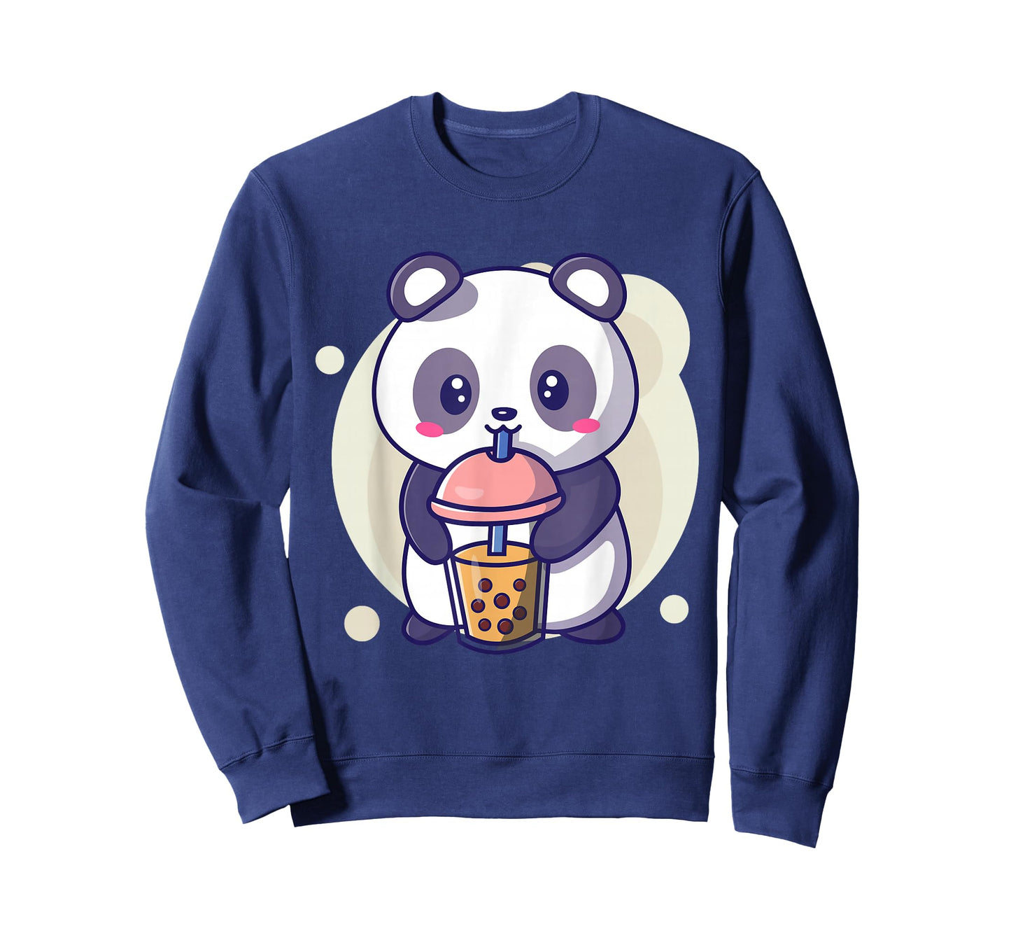 Cute Kawaii Panda Drinks Boba Bubble Tea Kawaii Aesthetic T-Shirt