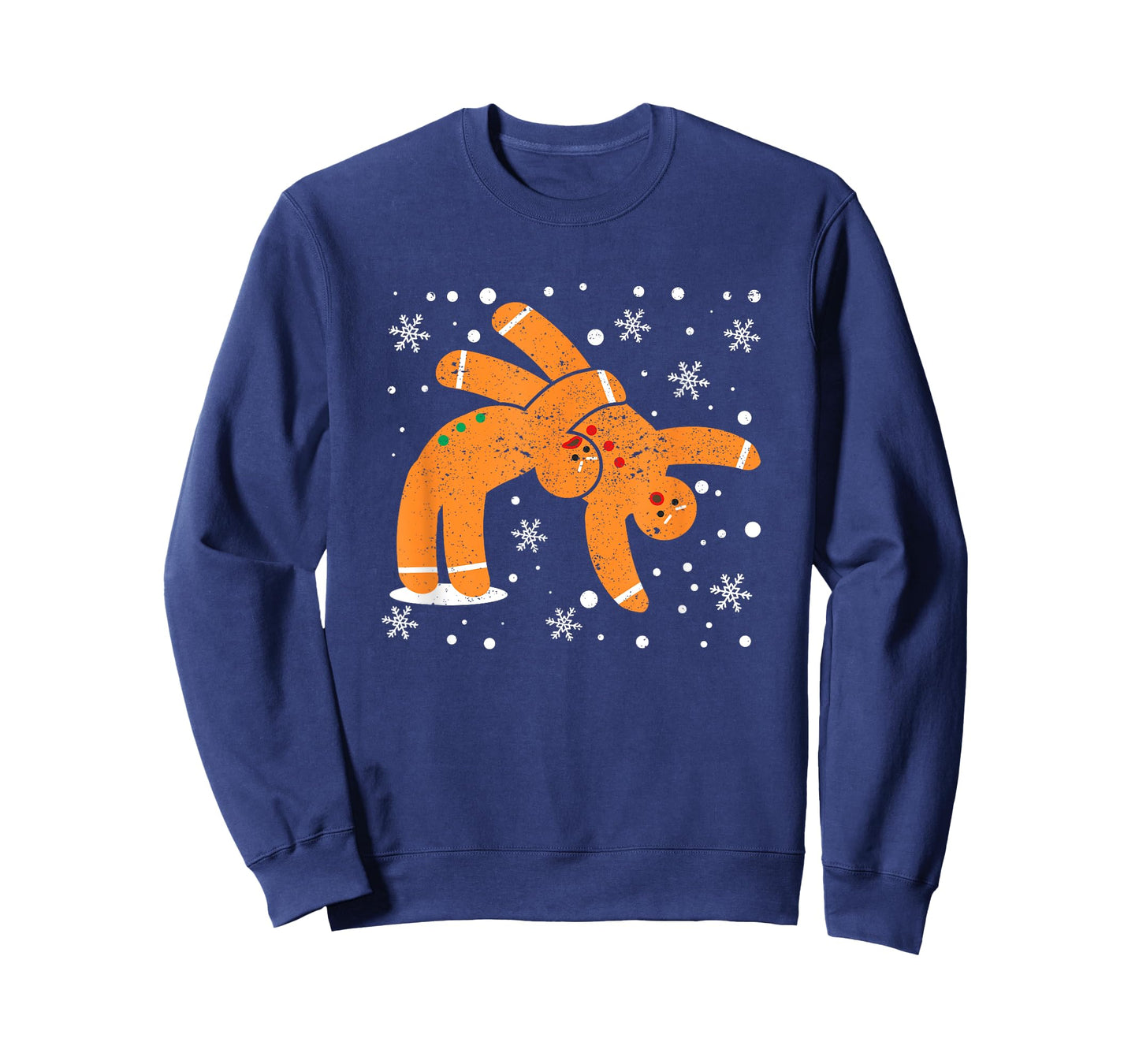Gingerbread Man Cookies Christmas Funny Fighting Wrestling T-Shirt