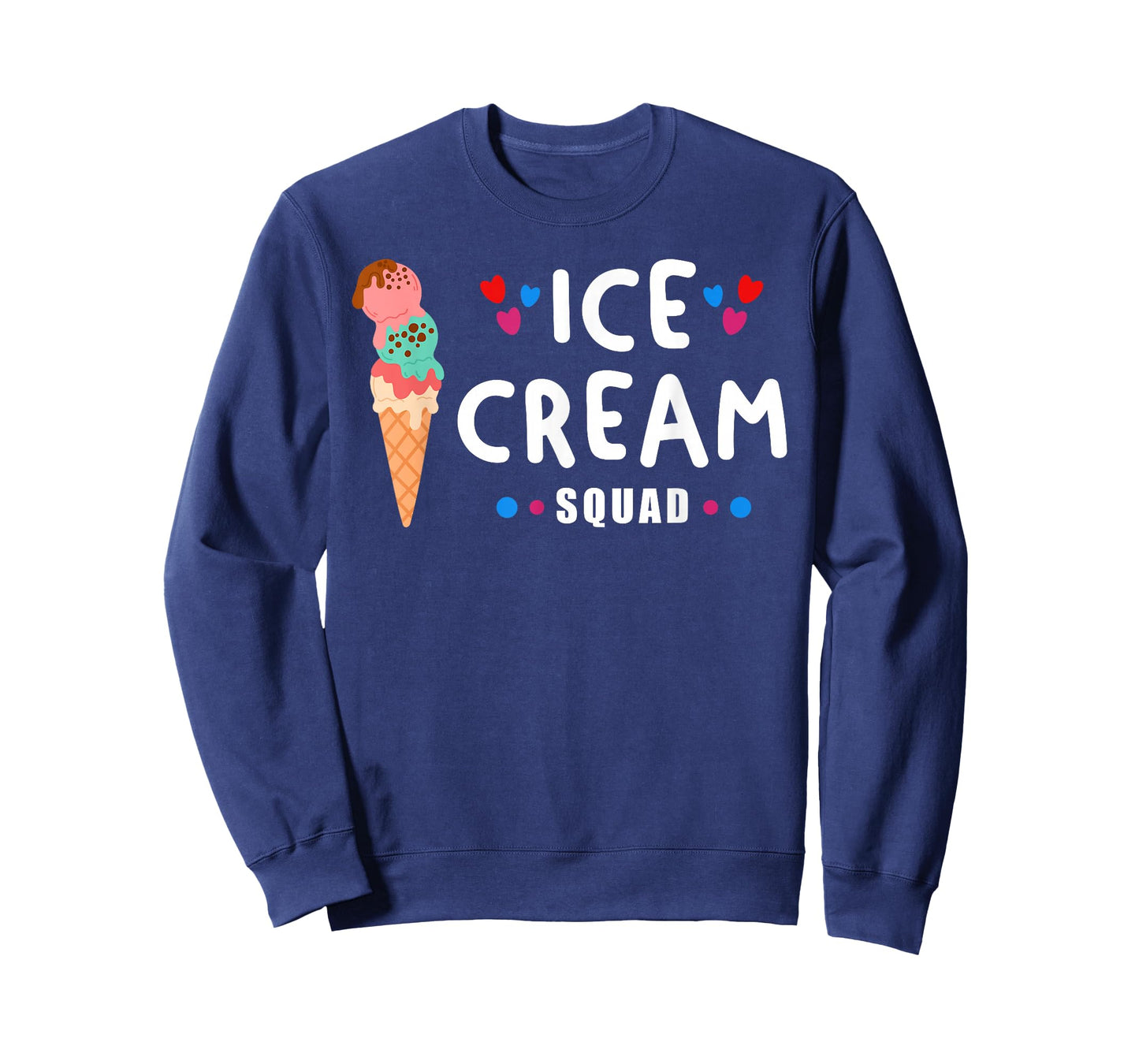 Ice Cream Squad Patriotism USA Flag American Pride T-Shirt