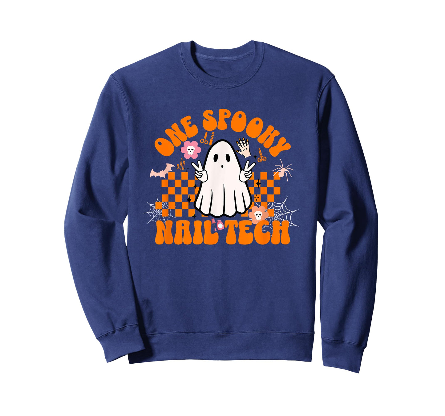One Spooky Nail Tech Halloween for Nail Technicians Artists T-Shirt