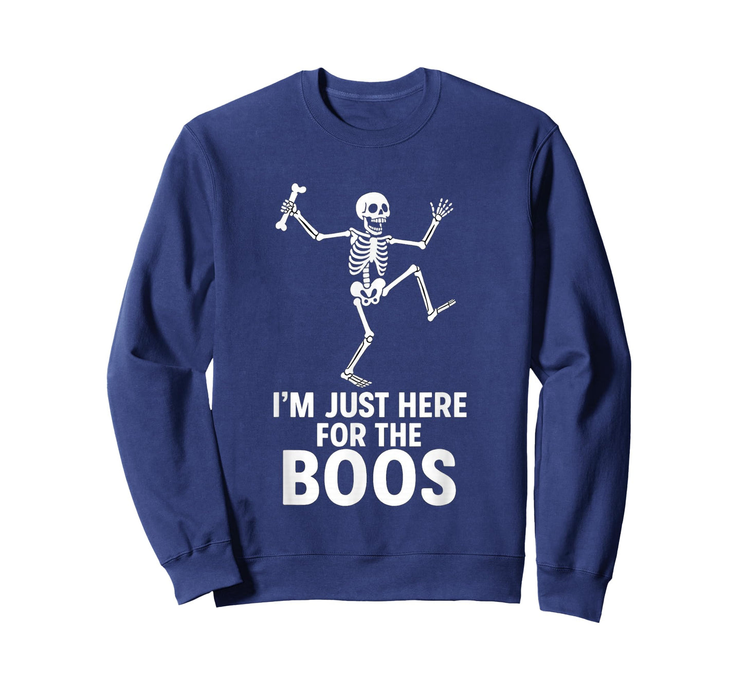 Halloween Skeleton Here for Boos Men Women Kid Funny Costume T-Shirt