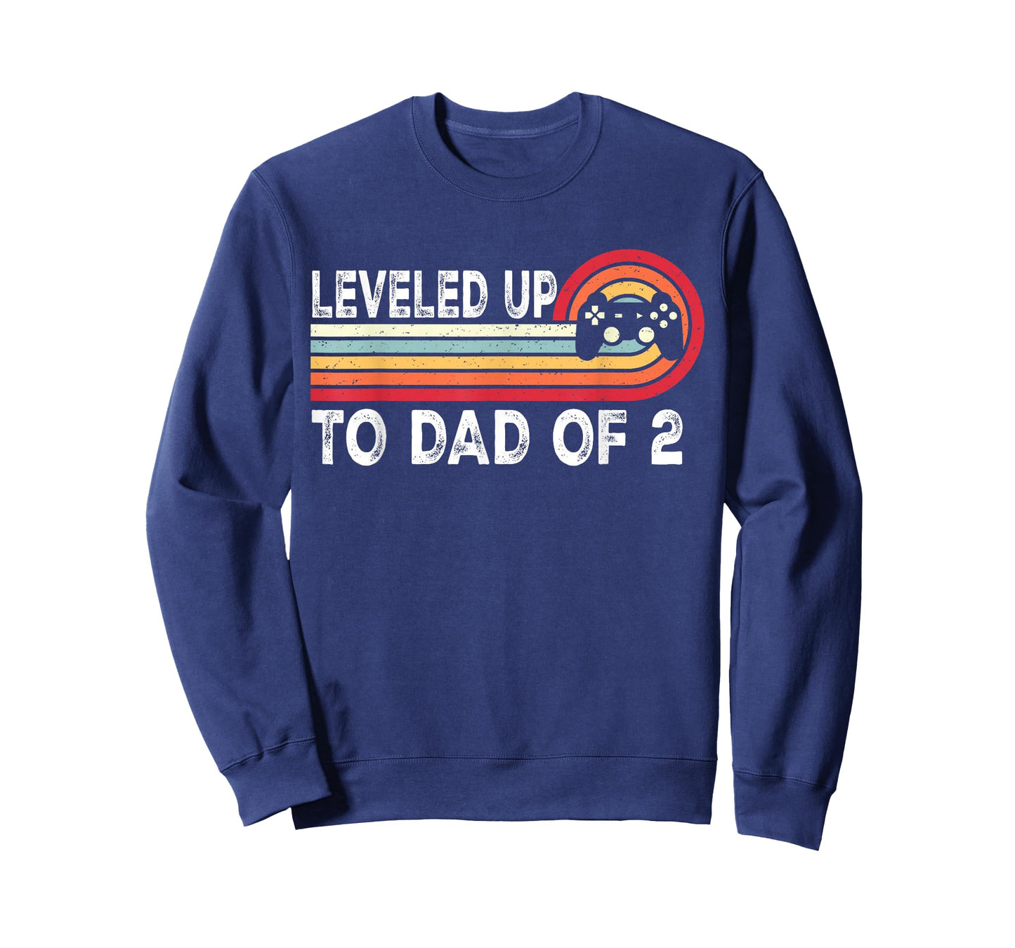 Leveled Up To Dad of 2 Daddy Again Pregnancy Announcement T-Shirt