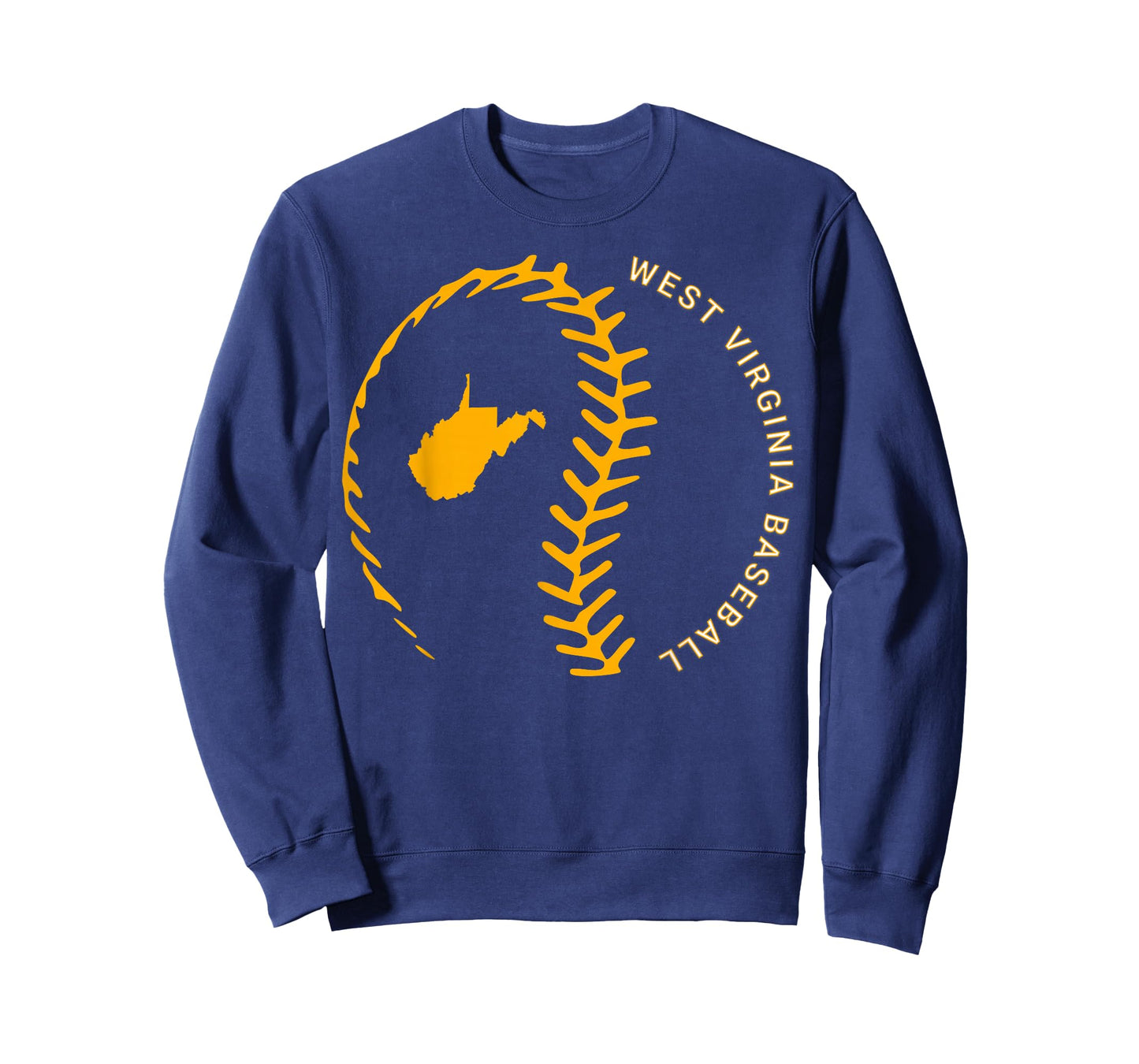 State of West Virginia Baseball WV Pride Baseball Threads T-Shirt