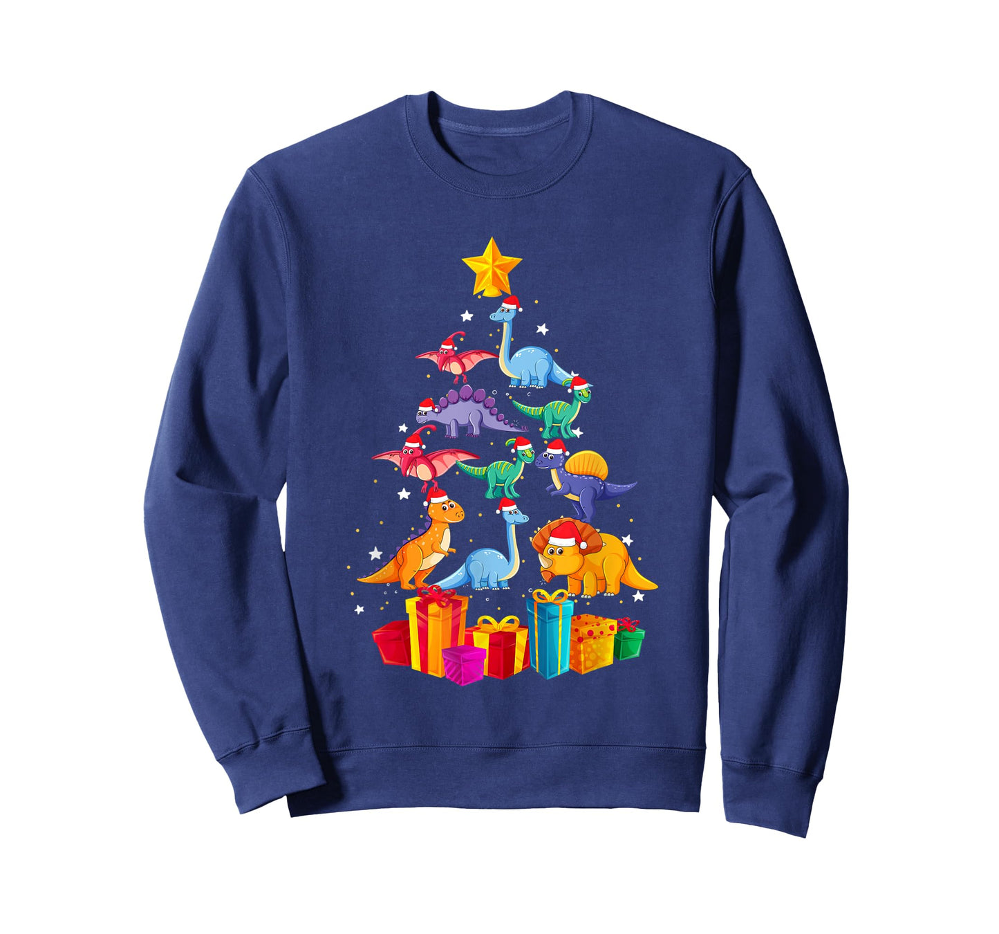 Tree Rex Funny Dinosaur Christmas Kids Adults Gift T-Shirt