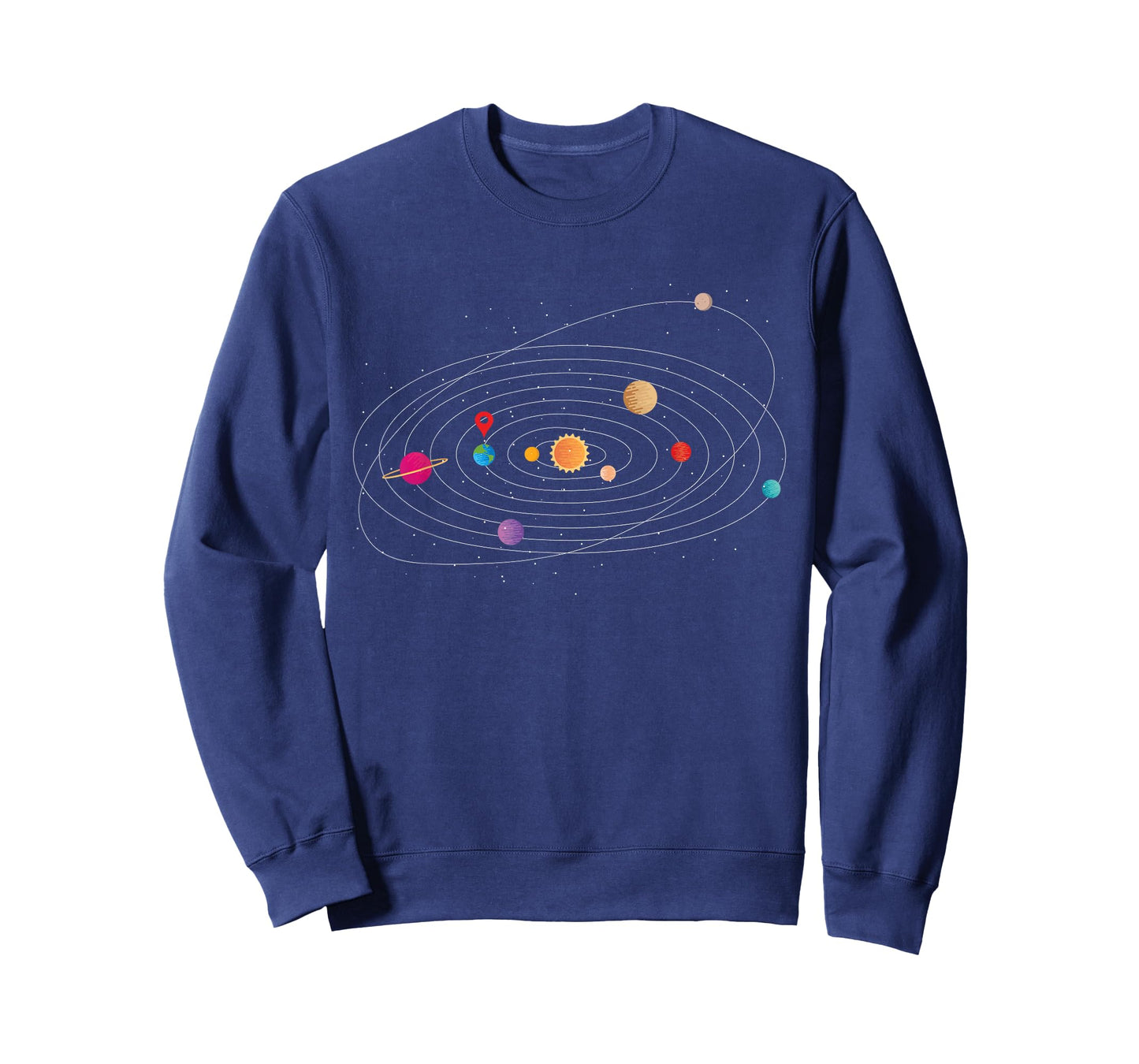 Solar System Science Education Space Men Women Kids Gift T-Shirt