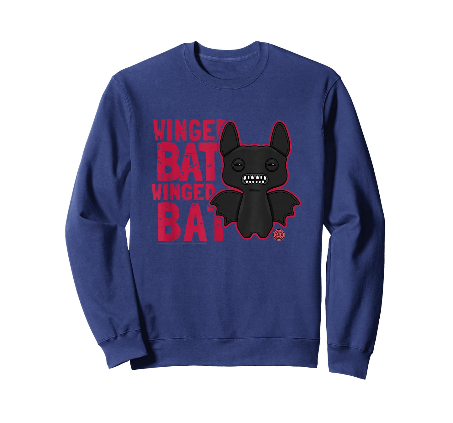 Fuggler Winged Bat Black Monster Text T-Shirt