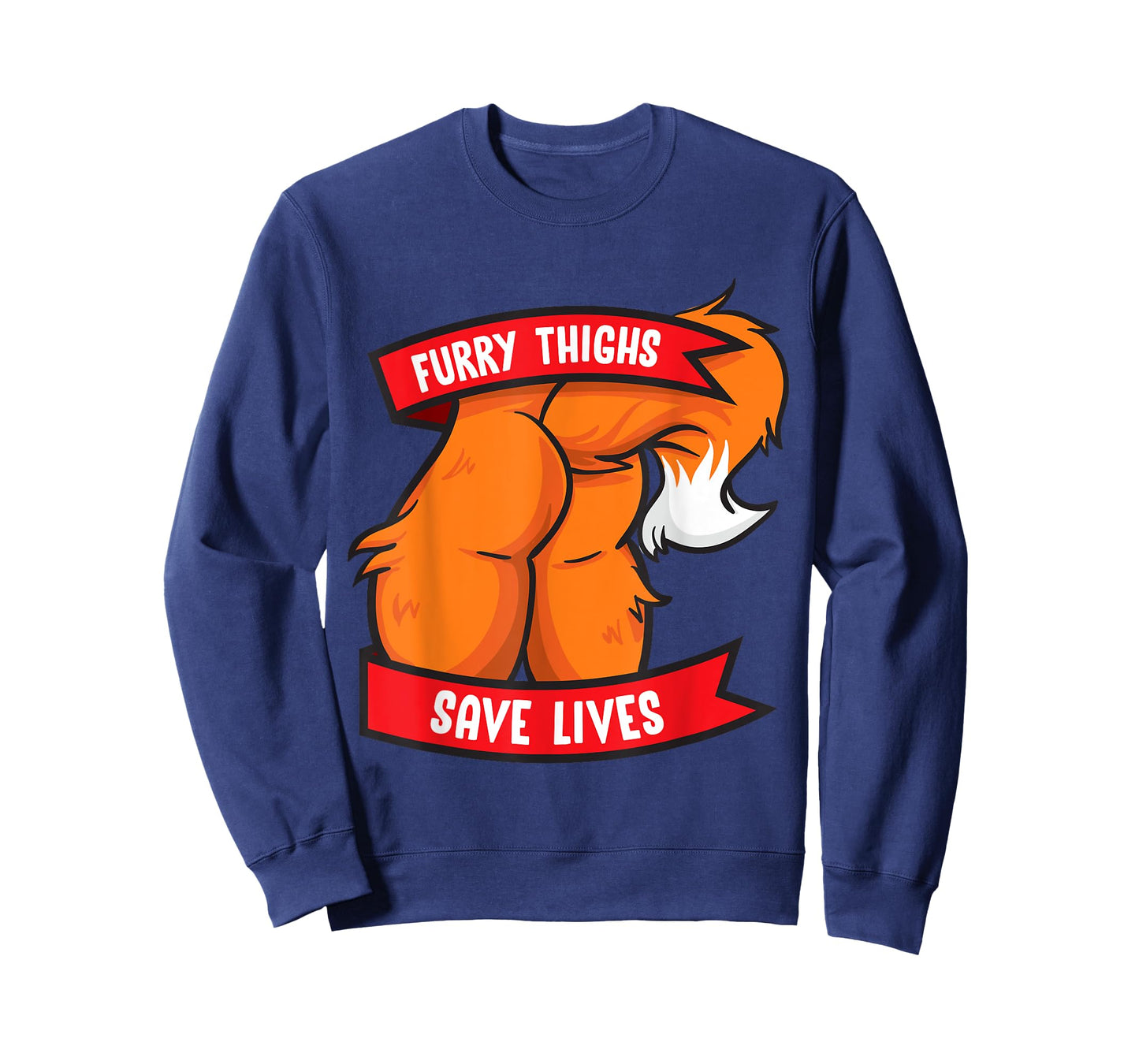 Fox Furry Thighs Save Lives Proud Furry Pride Fandom T-Shirt