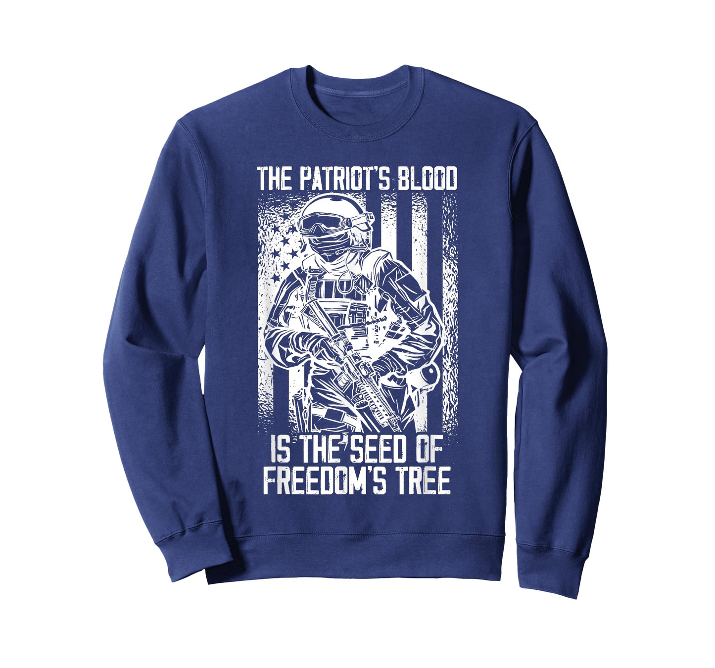 The Patriot Soldier Is The Seed of Freedom Tree 4th of July T-Shirt