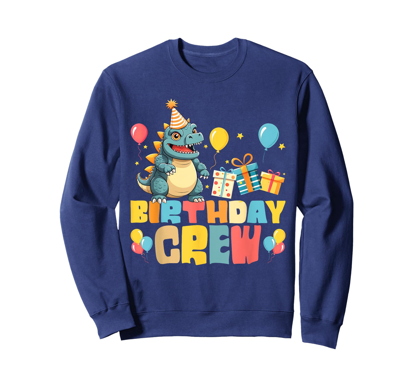 Birthday Crew Japanese Monster Kaiju Bday Party Boys Girls T-Shirt