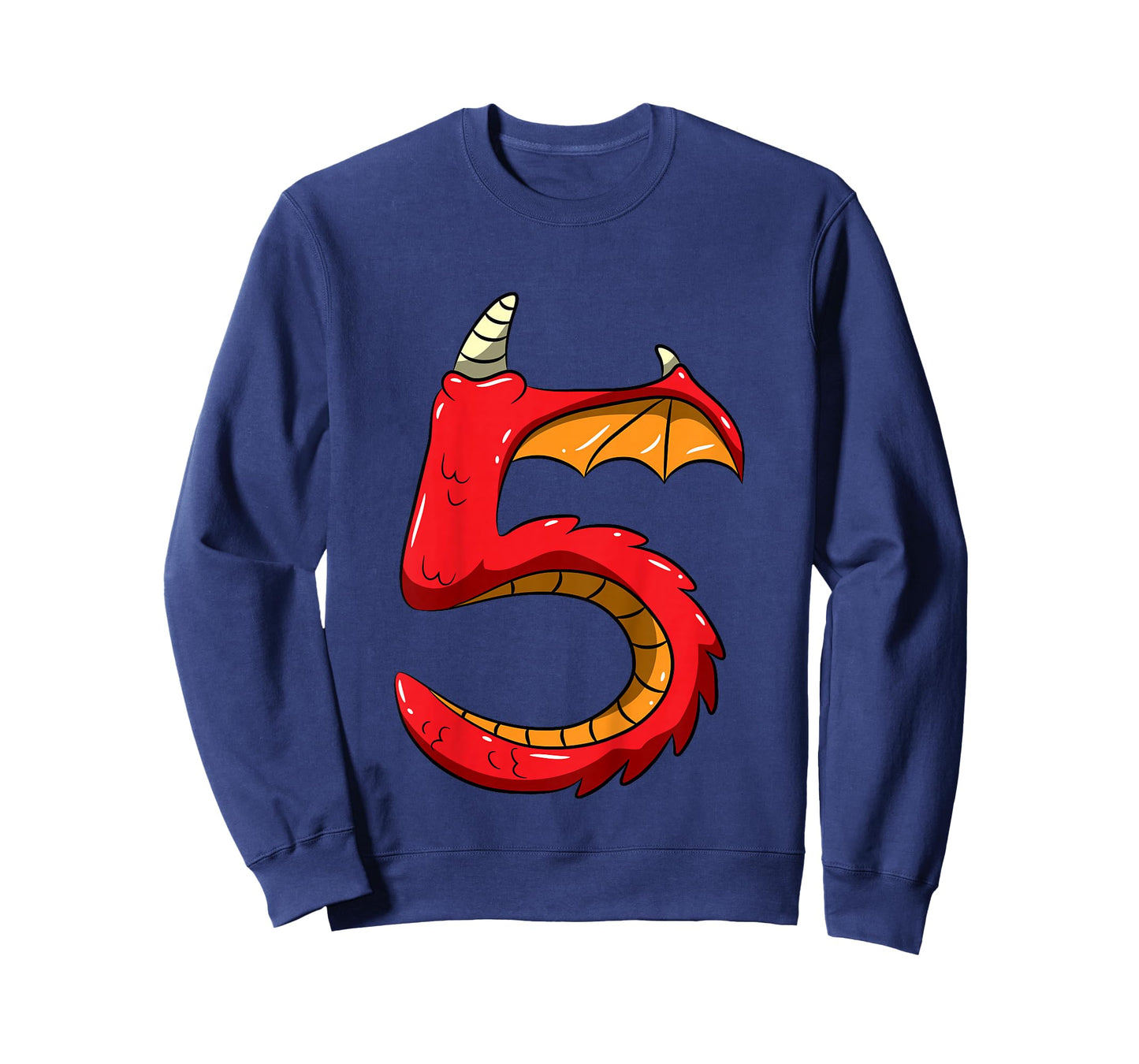 5 Years Old Birthday Tee 5th Birthday Little Monster Dragon T-Shirt