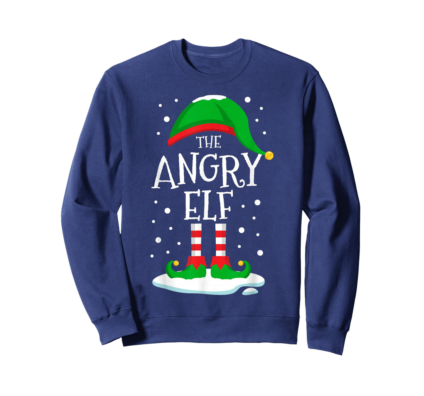 The Angry Elf Christmas Family Matching Xmas Group Funny T-Shirt