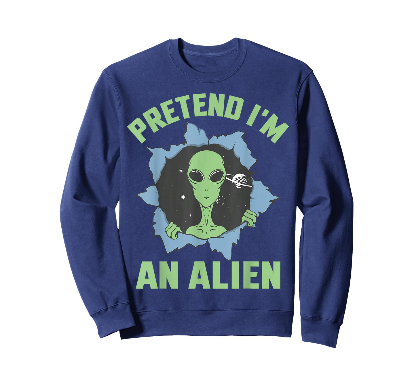Pretend I'm an Alien Funny Lazy Alien Halloween Costume T-Shirt