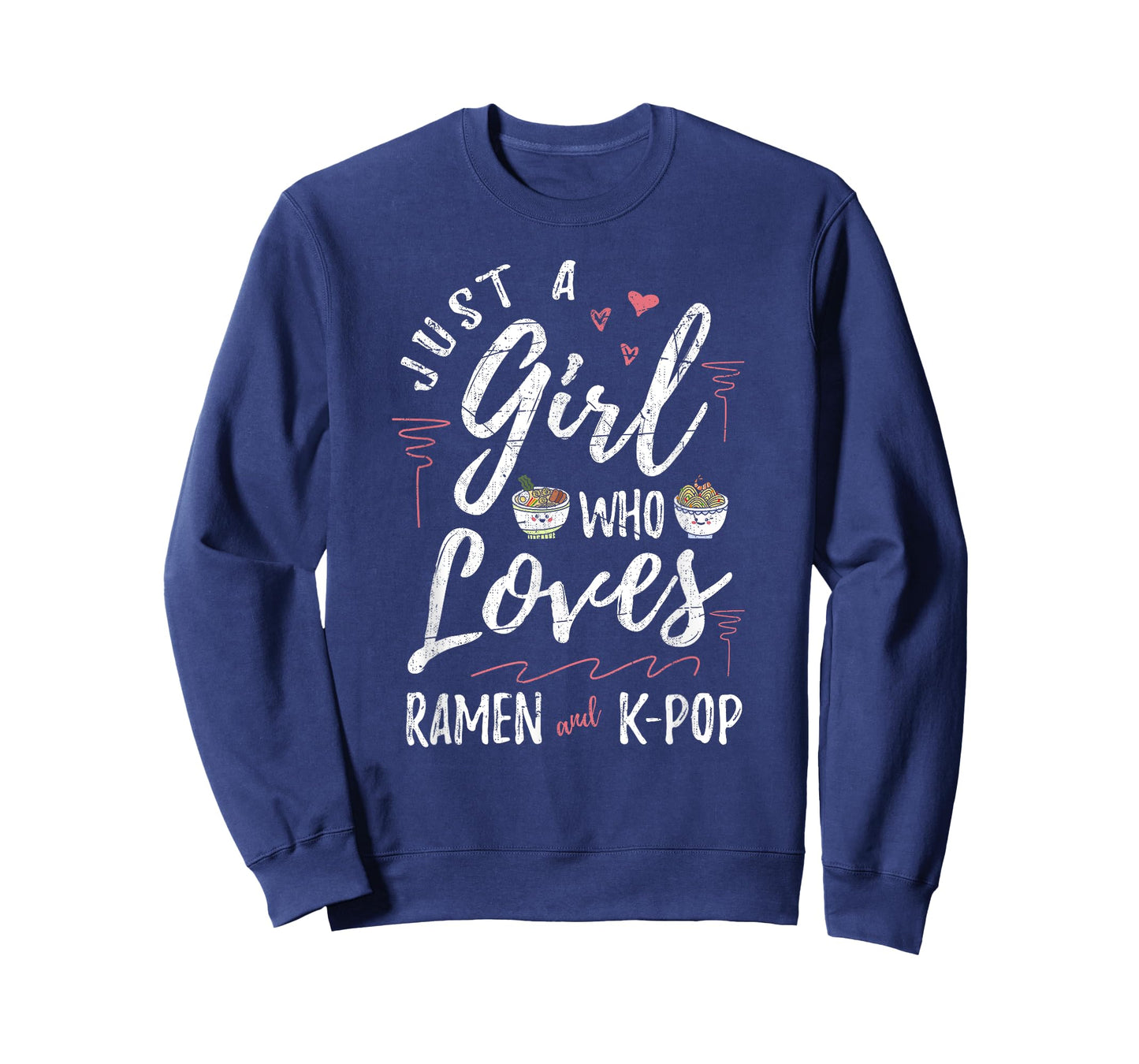 Just A Girl Who Loves Ramen And Kpop Women Girls Gift Ramen T-Shirt