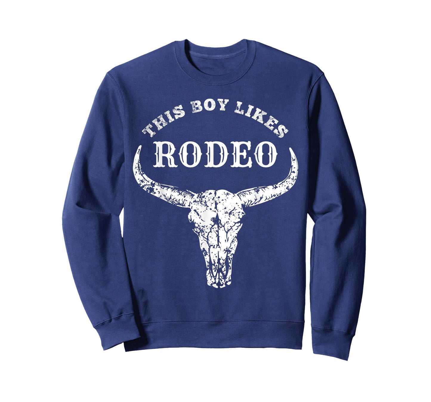 Southern Texas Cowboy Clothing Rodeo Accessories Western Country This Boy Likes Rodeo Howdy Vintage Cowboy T-Shirt