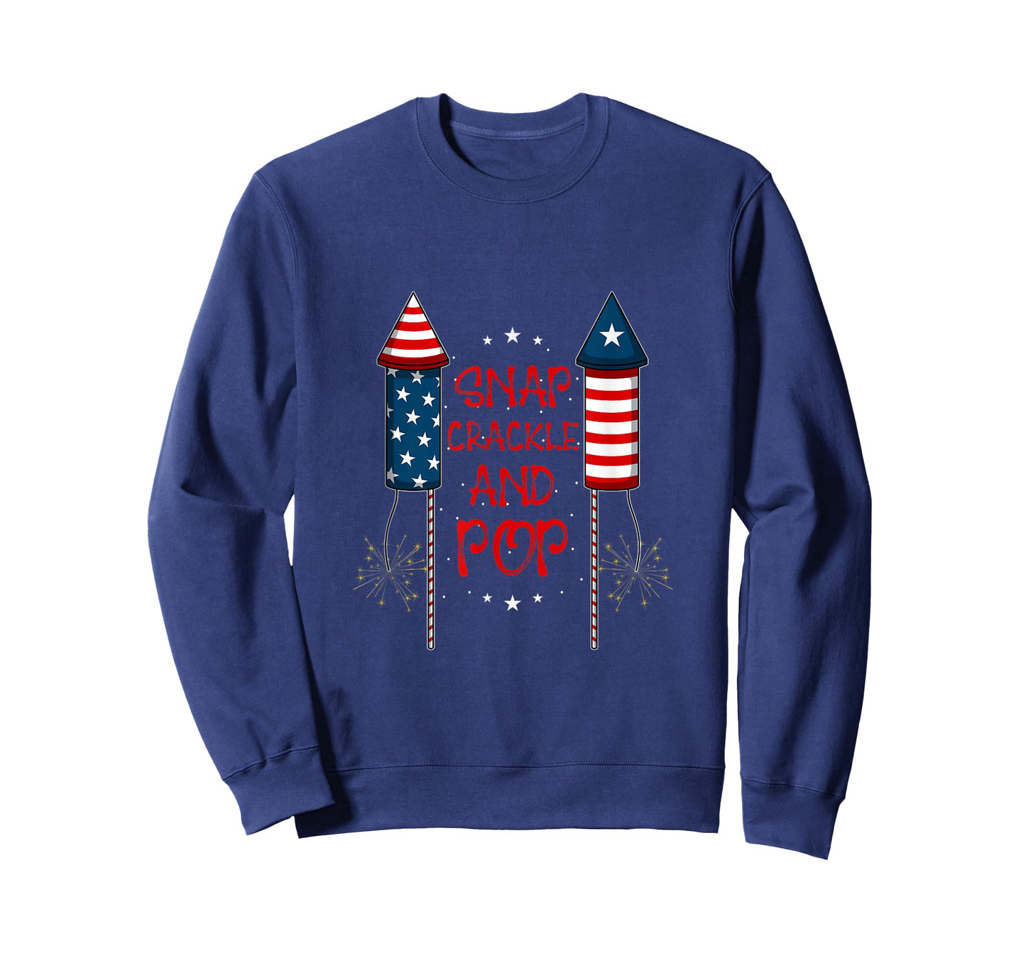 4h of July Fireworks Patriotic American Snap Crackle & Pop Women Men T-Shirt