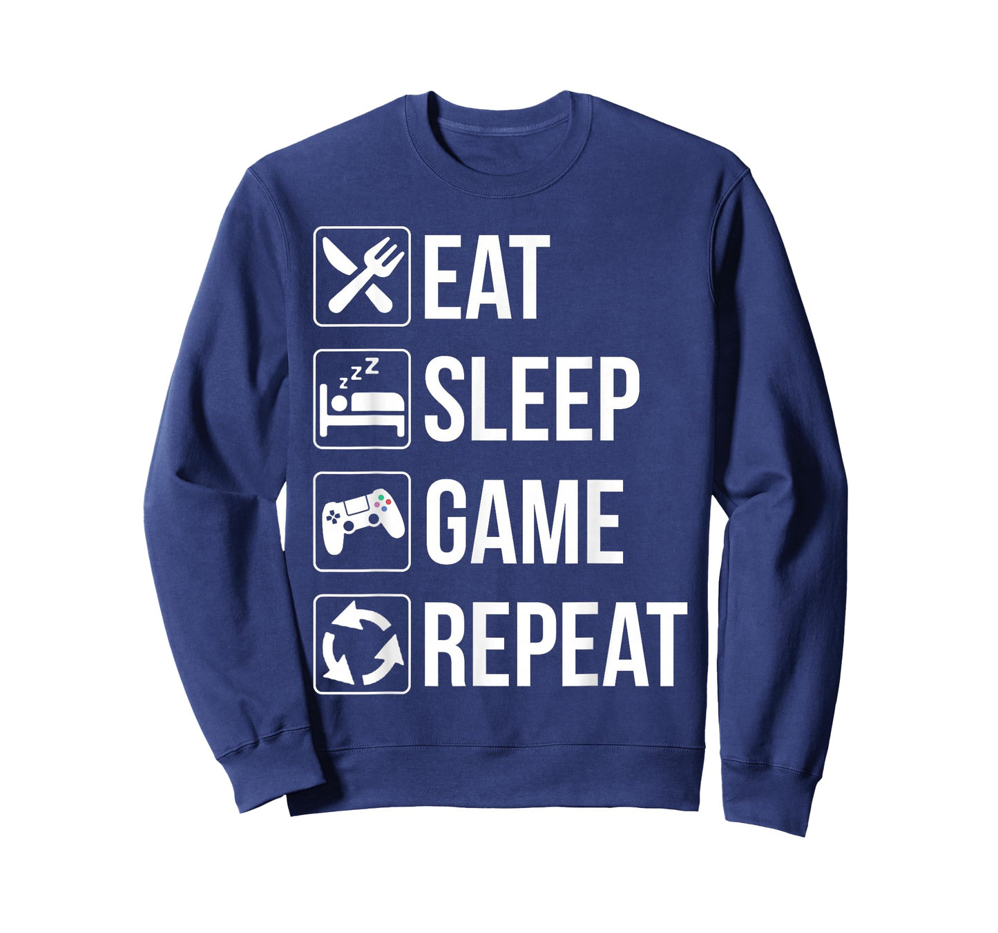 Funny Eat Sleep Game Repeat Shirt Gamer Video Games Lovers T-Shirt
