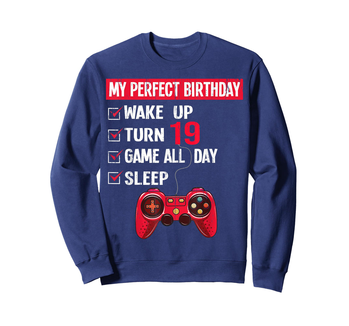 19 Years Old Gamer 19th Birthday Boy My Perfect Party Gift T-Shirt