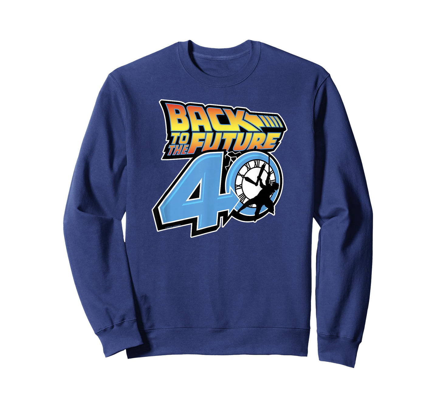 Back to The Future 40th Anniversary Clock Tower Logo T-Shirt