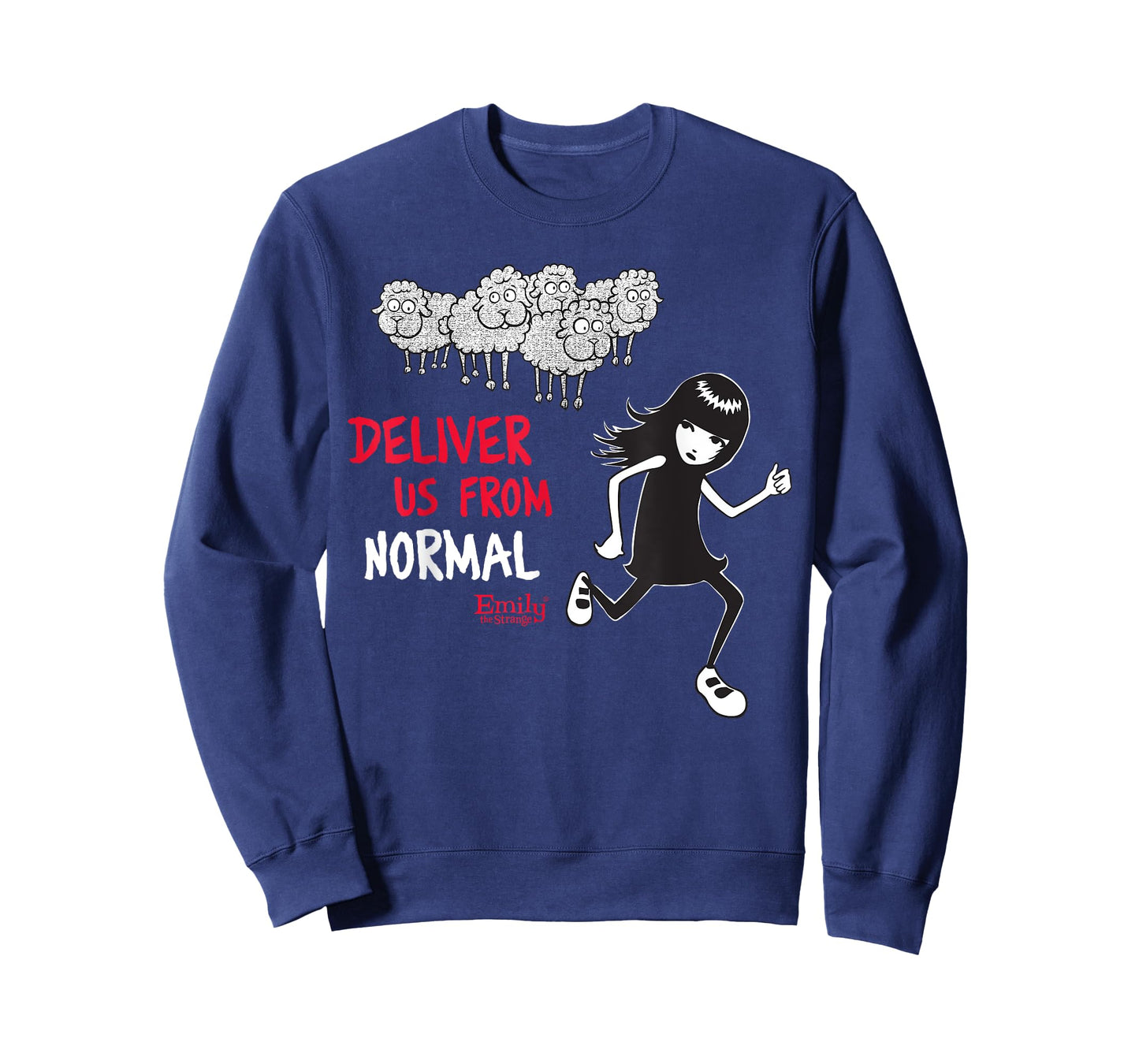 Emily The Strange Deliver Us From Normal T-Shirt