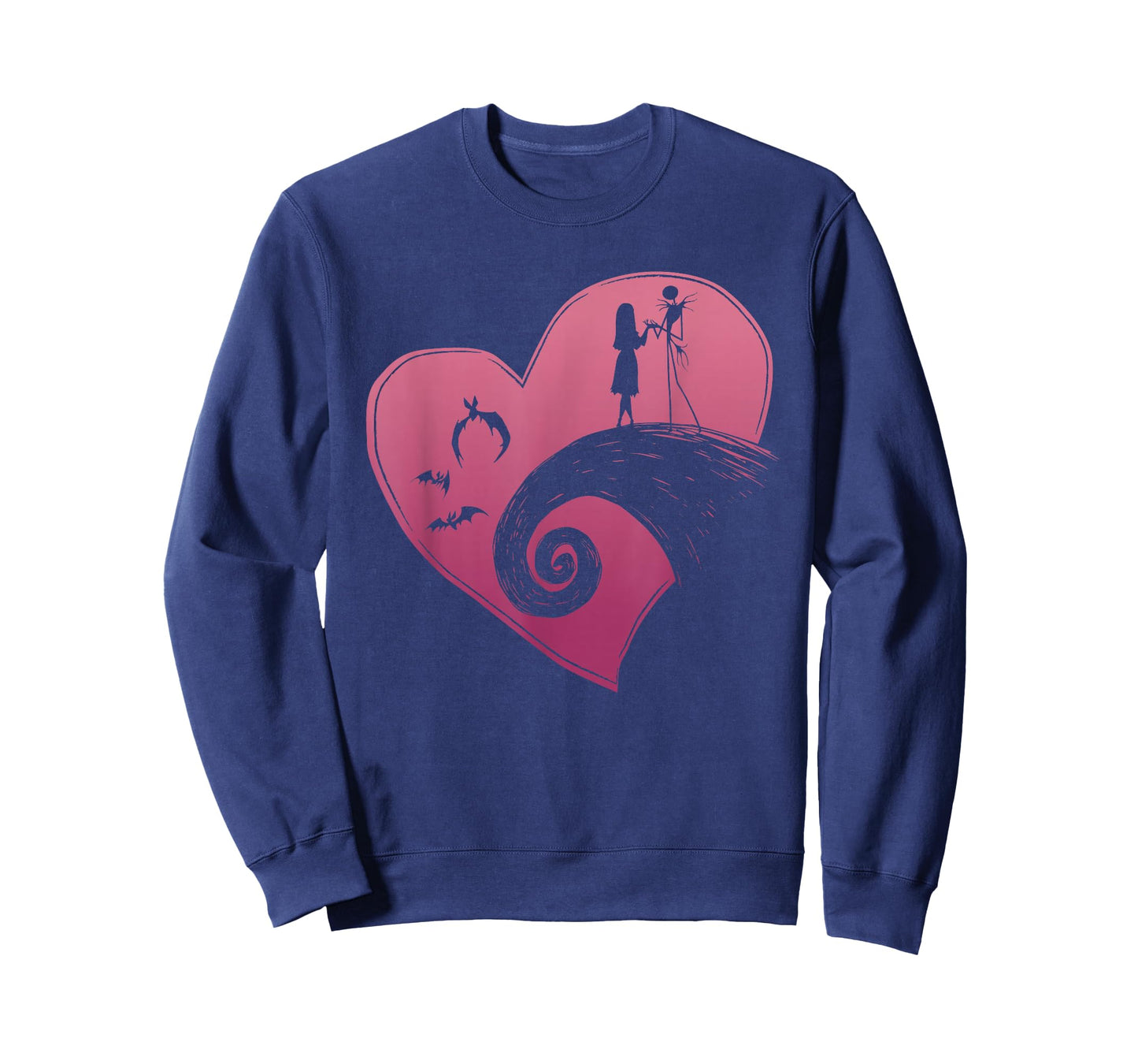 Disney The Nightmare Before Christmas Jack and Sally Heart T-Shirt