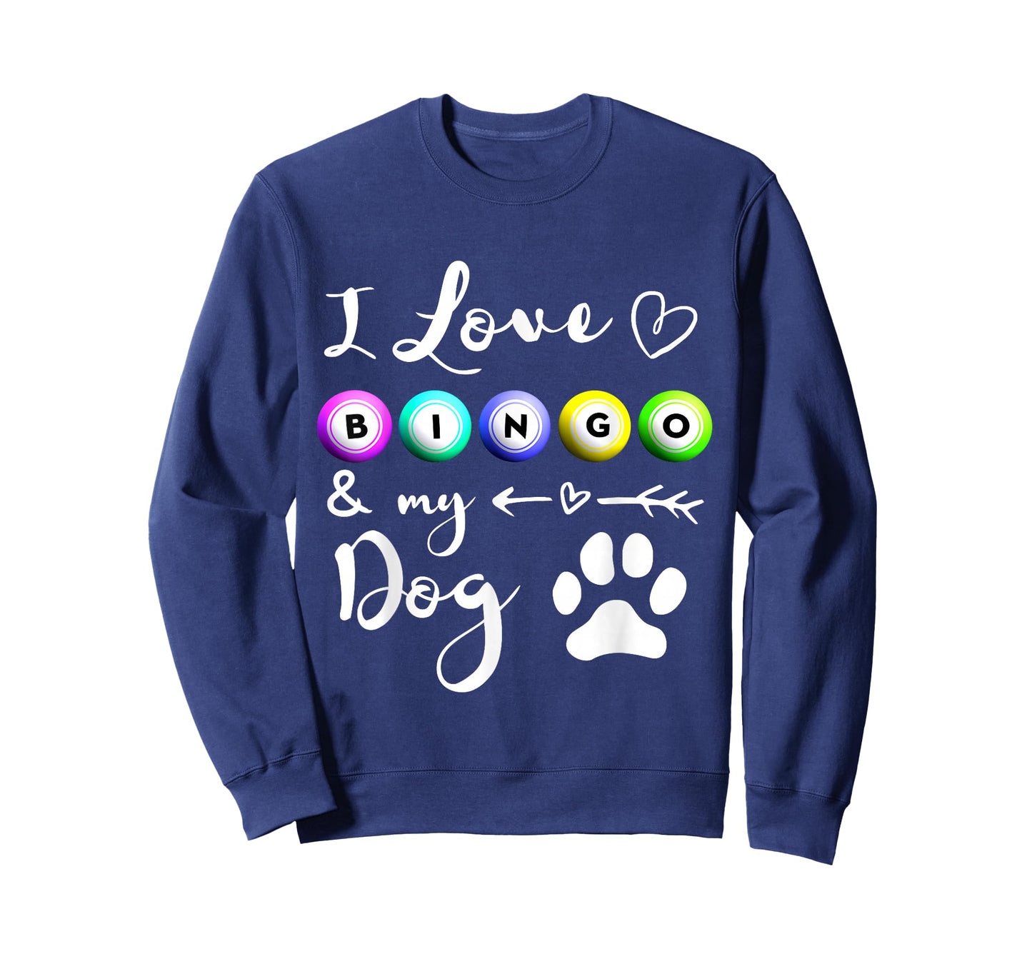 Bingo for Women I love Bingo and my Dog Gift T-Shirt