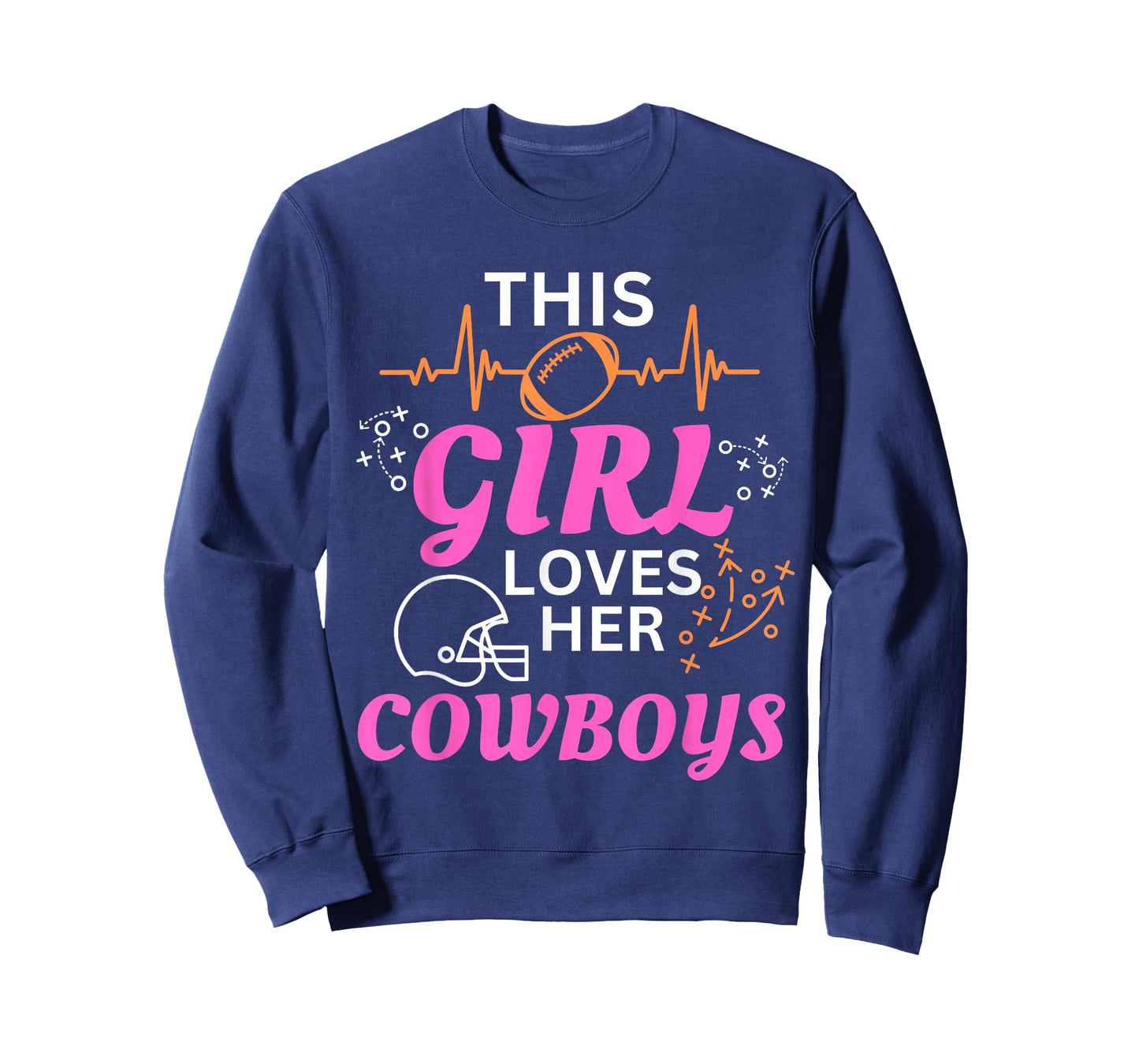 This Girl Loves Her Cowboy Cute Texas Dallas T-Shirt