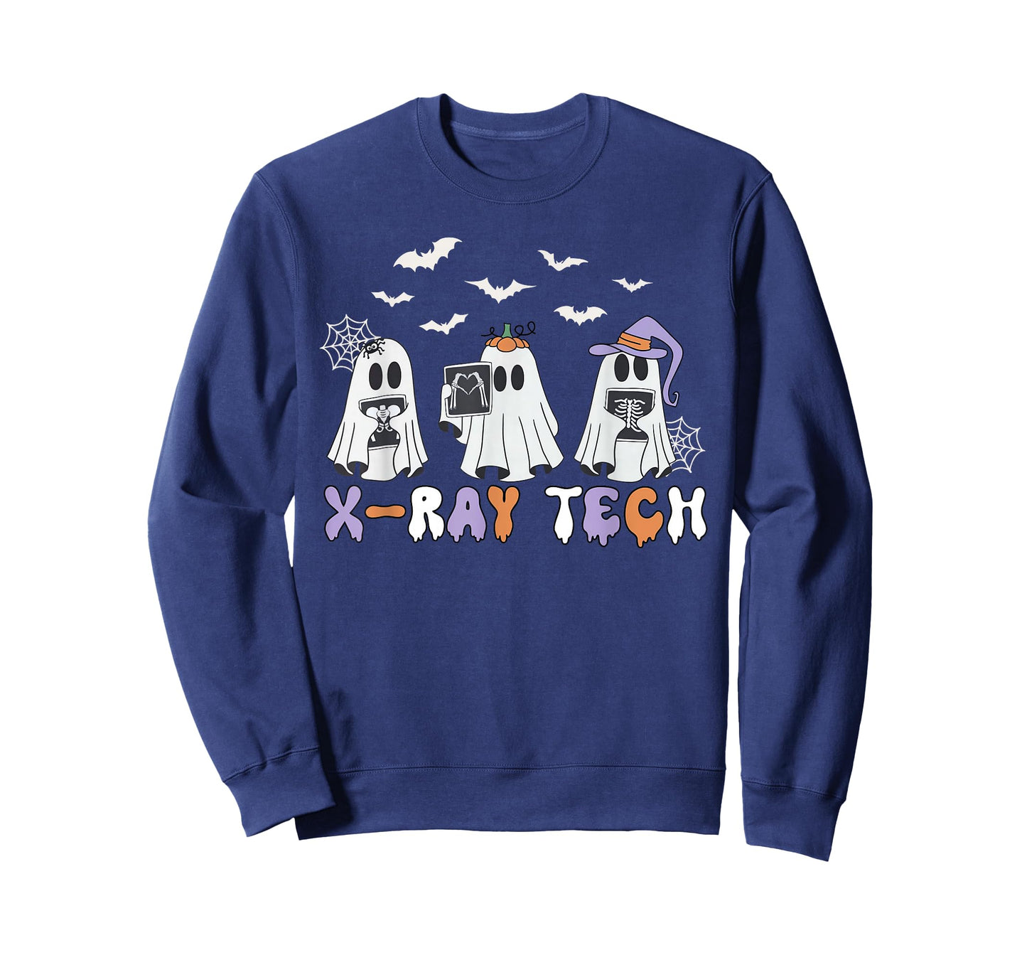Cute Funny X-ray Tech Ghosts Boo Sheet Radiology Halloween T-Shirt