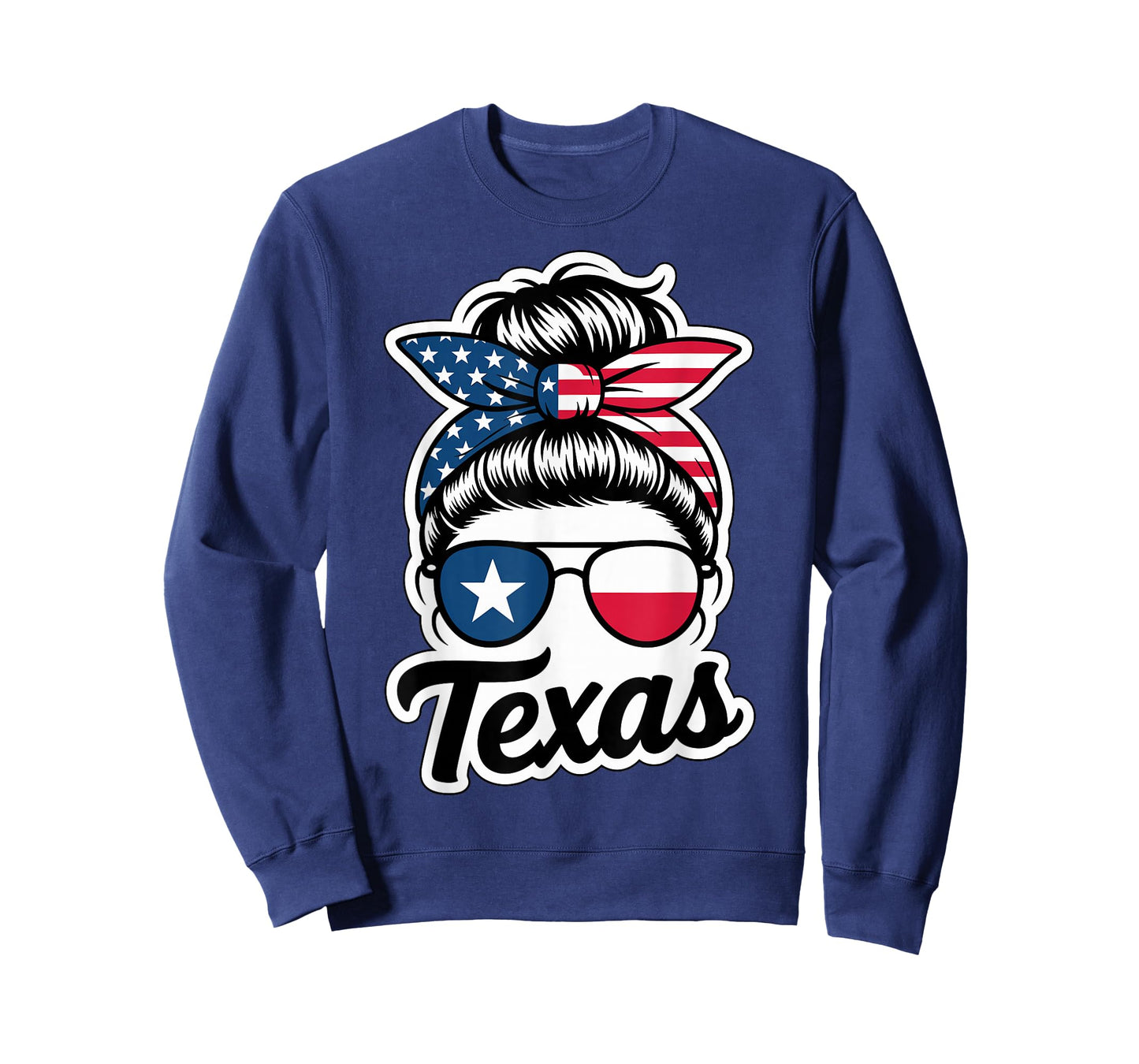 Texas Girl Messy Bun T-Shirt