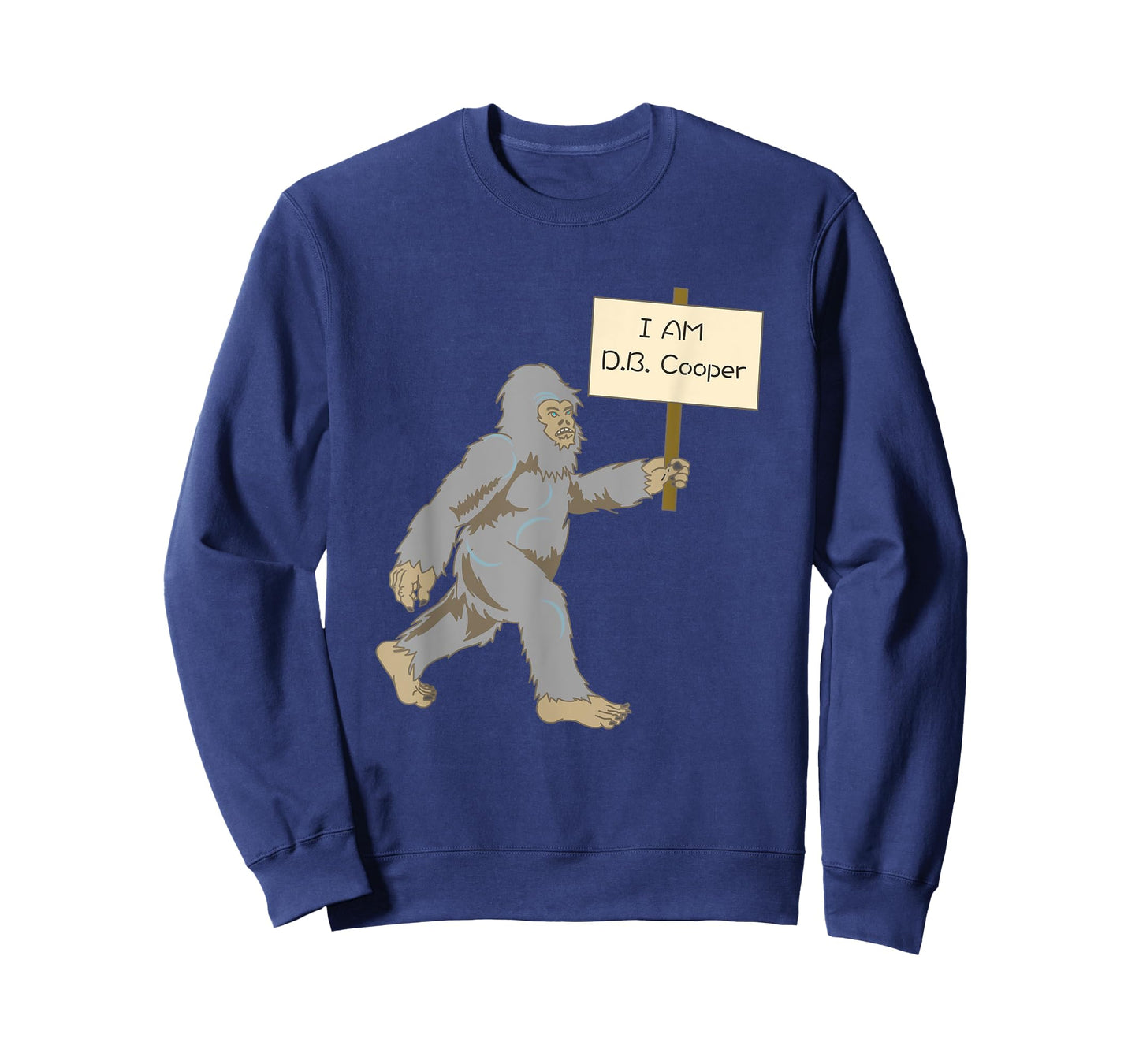 Bigfoot DB Cooper T-Shirt Funny Yeti Sasquatch Squatch Tee T-Shirt