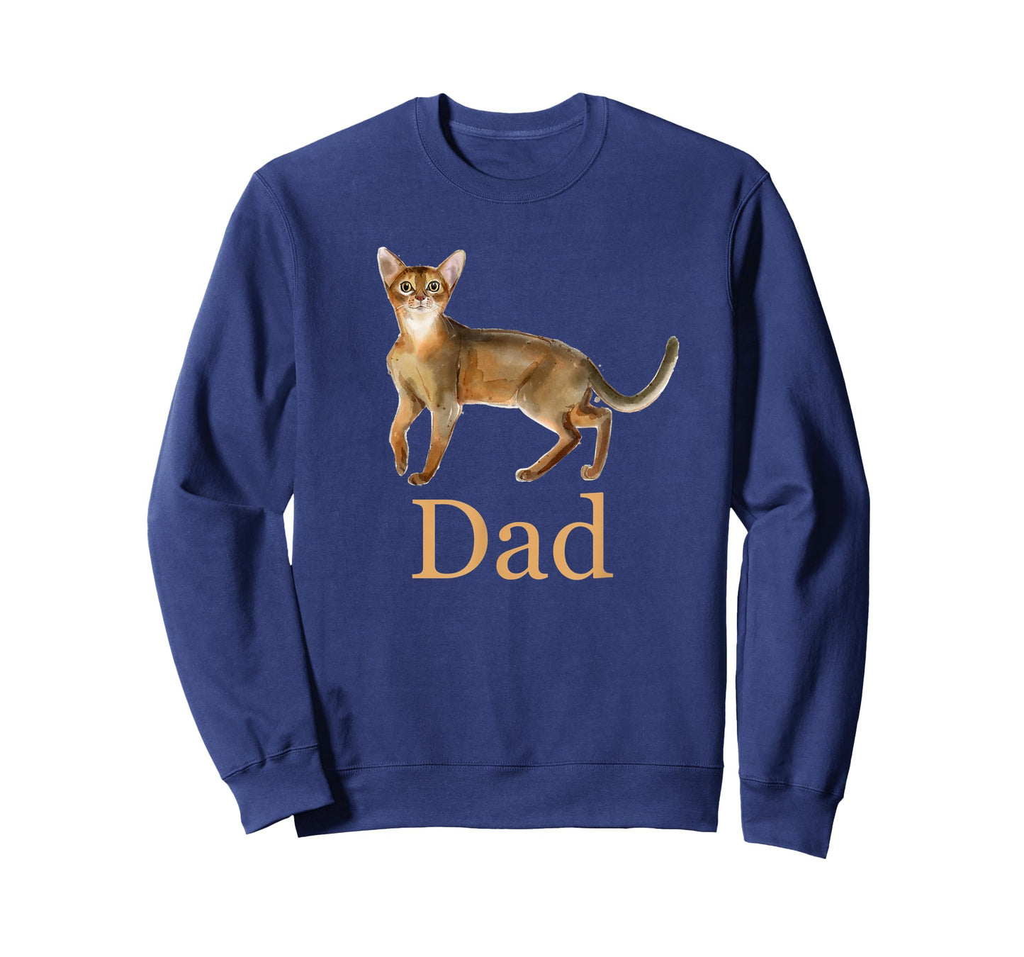 Abyssinian Cat Dad Shirt, Cat Dad Daddy Present, Cat Father T-Shirt