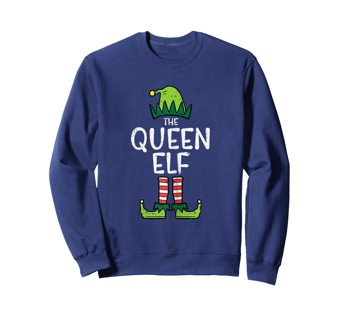 Queen Elf Xmas Matching Christmas Couple Women T-Shirt