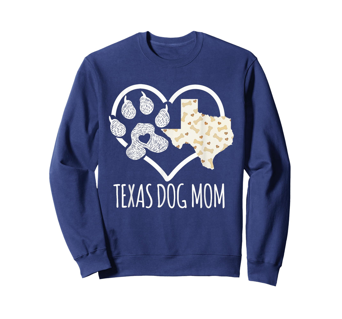 State Of Texas Dog Owner Gifts Women - Cute Texas Dog Mom T-Shirt