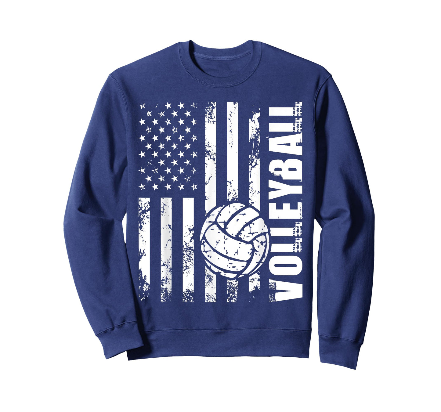 Beach Volleyball - USA American Flag Setters Players Coach T-Shirt