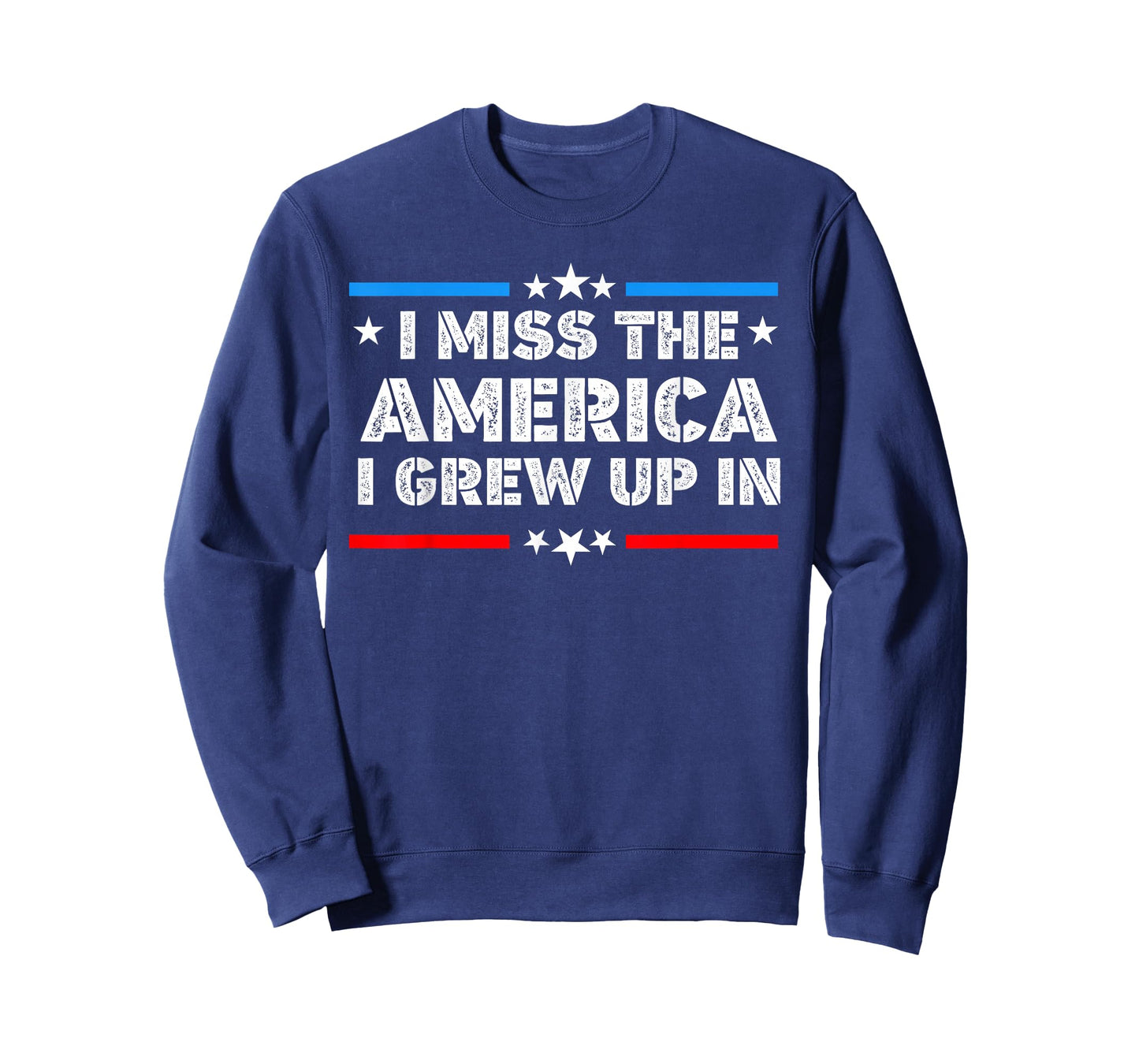 I Miss The America I Grew Up In Funny USA American T-Shirt