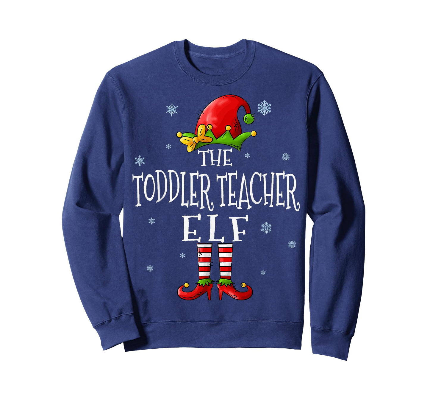 The Toddler Teacher Elf Squad Xmas Groupe Matching Christmas T-Shirt