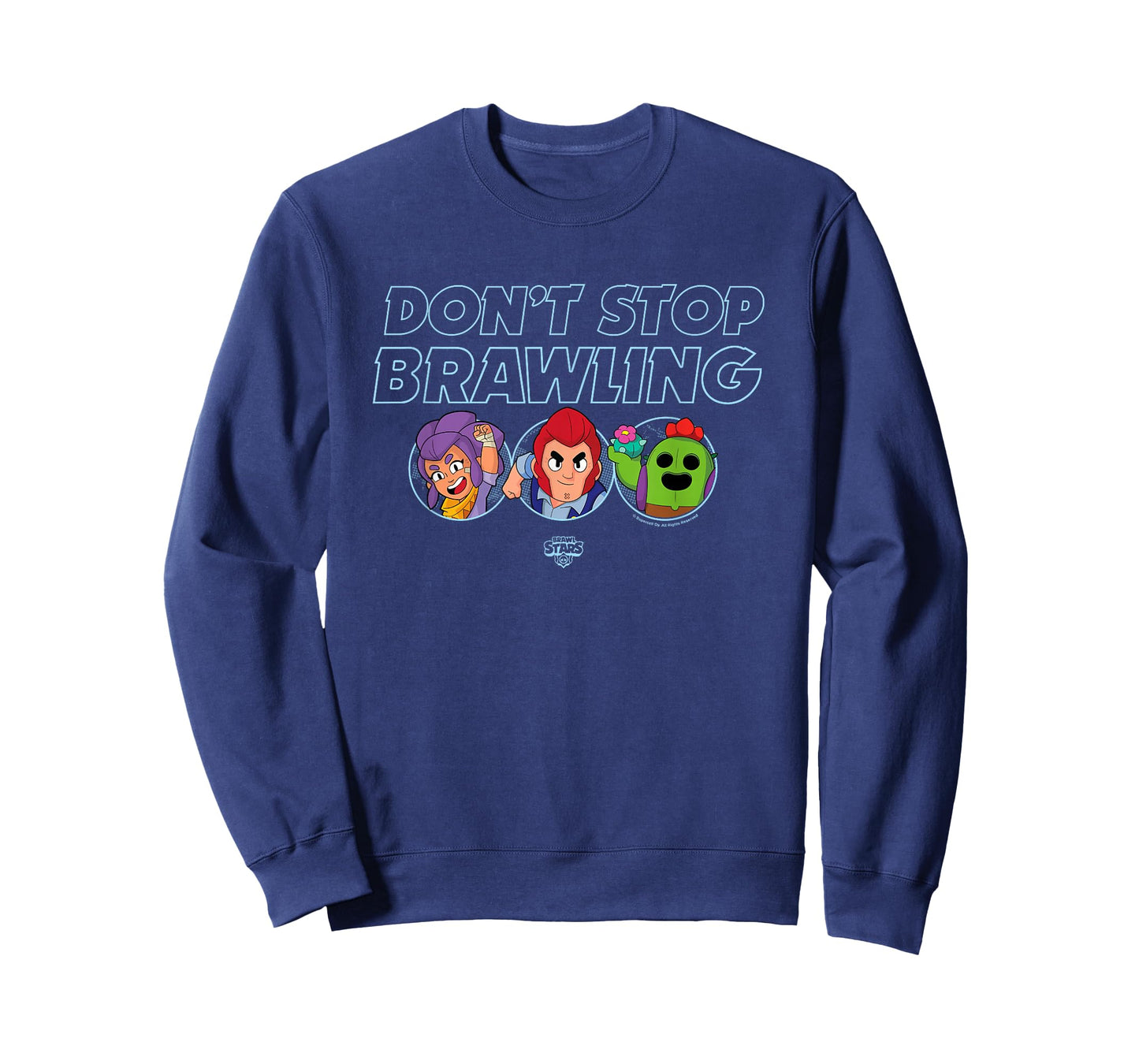 Brawl Stars Don't Stop Brawling Colt Spike & Shelly Portrait T-Shirt