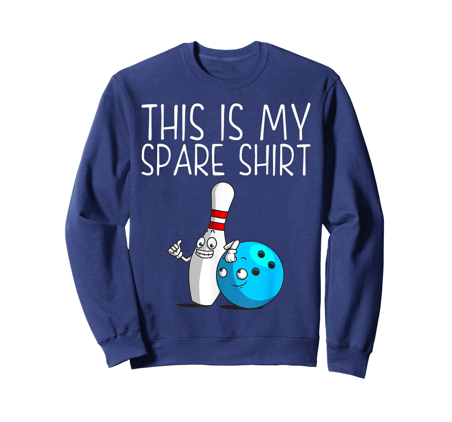 Funny Bowling Gift For Men Women Cool Bowler Spare Ball Pin T-Shirt