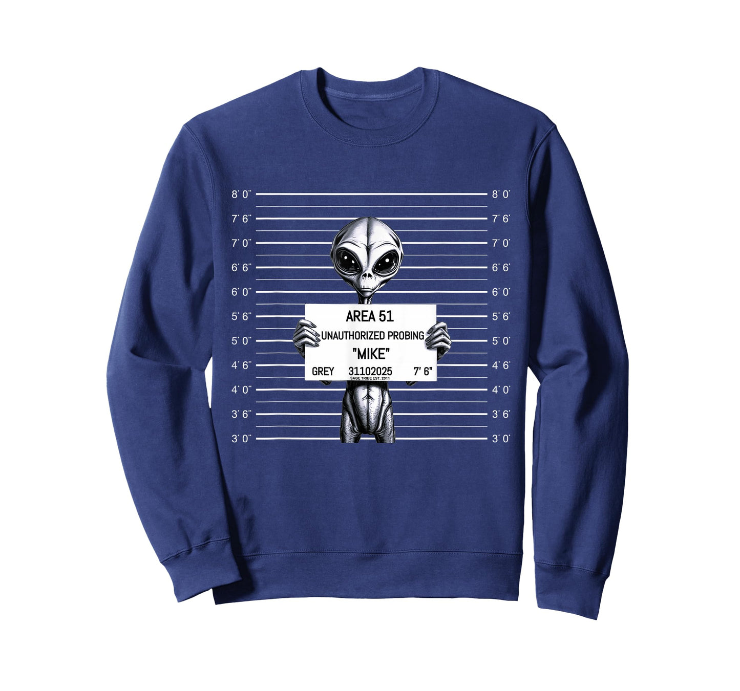 Alien Mugshot - Unauthorized Probing T-Shirt
