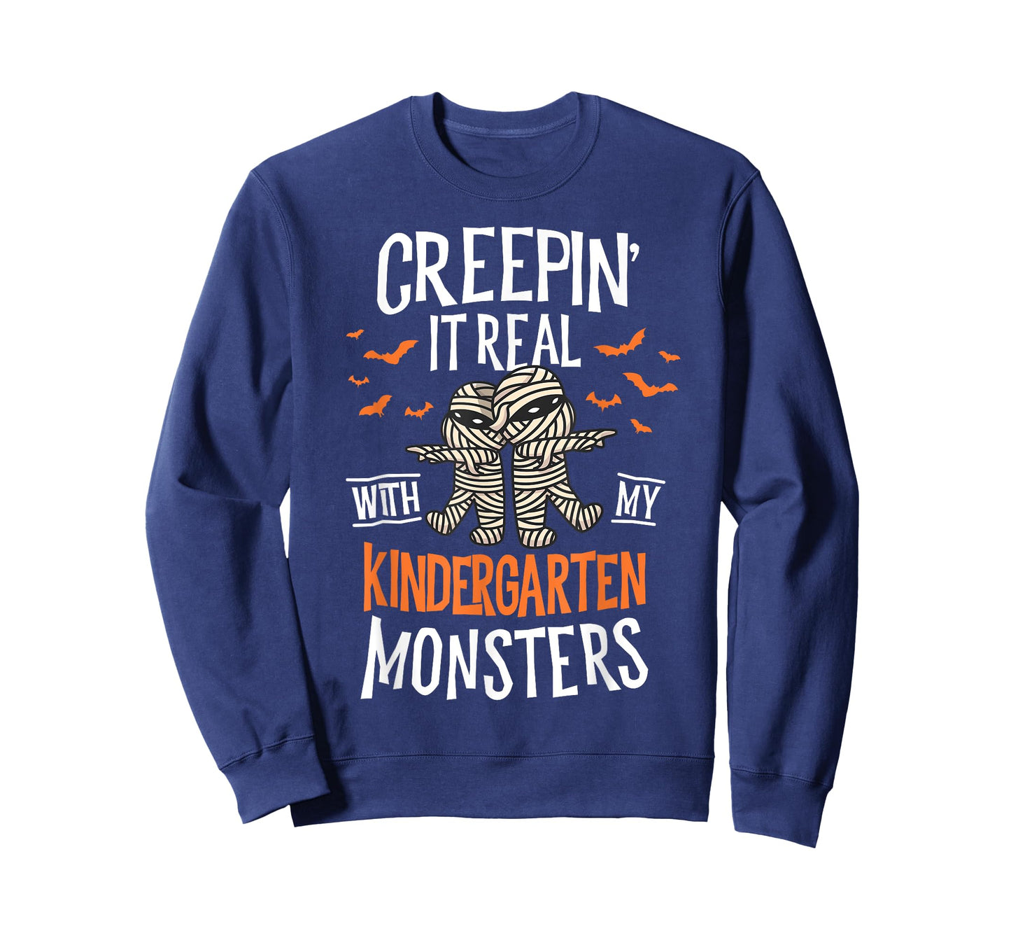 Creepin It Real Kindergarten Monsters Halloween Teacher T-Shirt