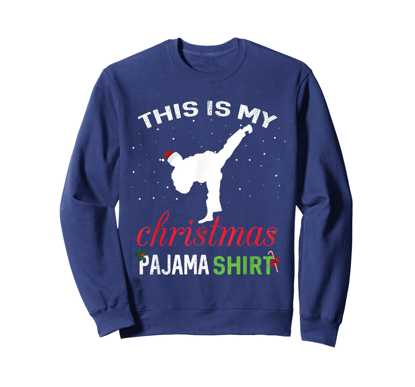 This is My Christmas Pajama Karate Gift Martial Art T-Shirt